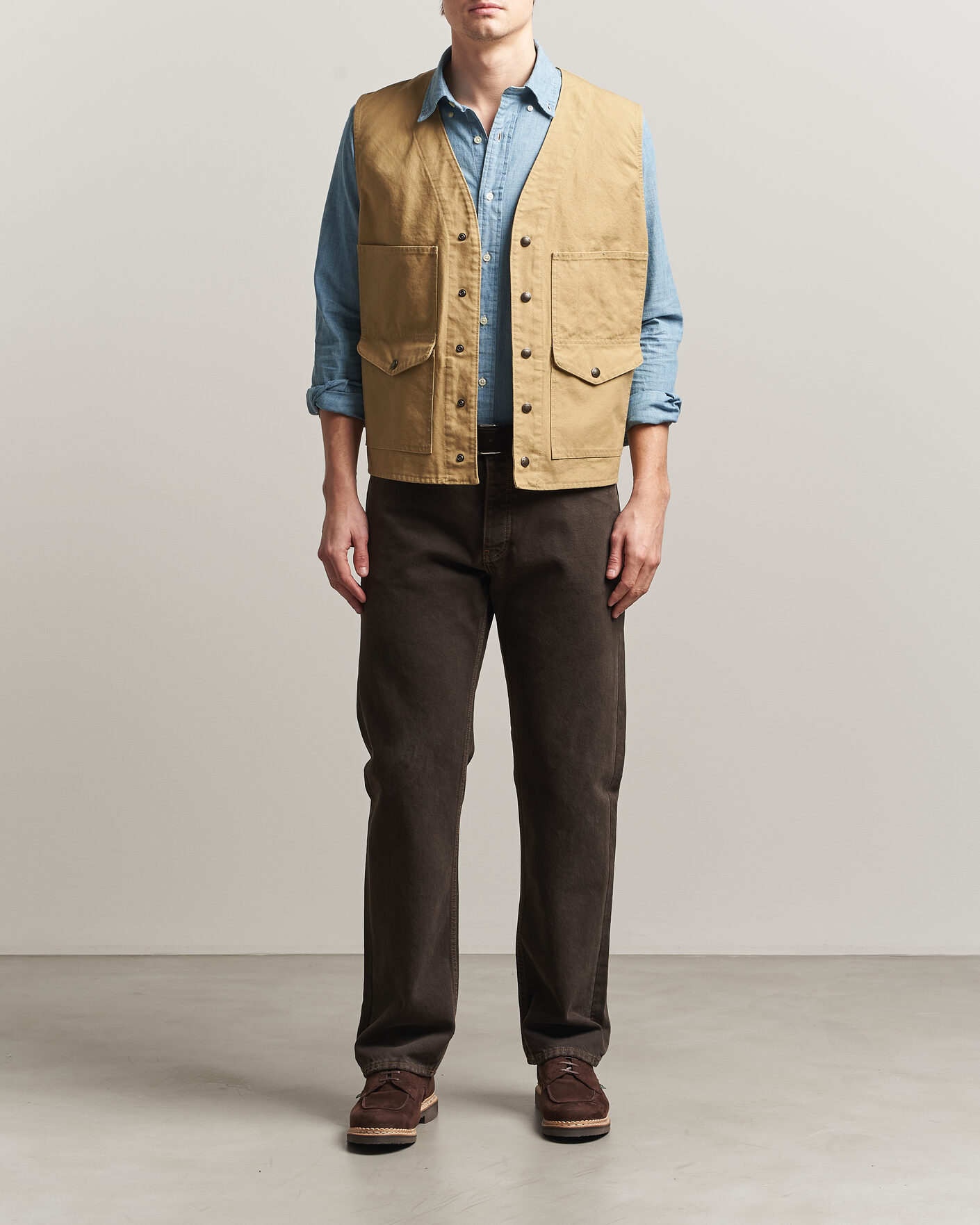 Mies | Ulkoliivit | Filson | Dry Tin Vest Tan