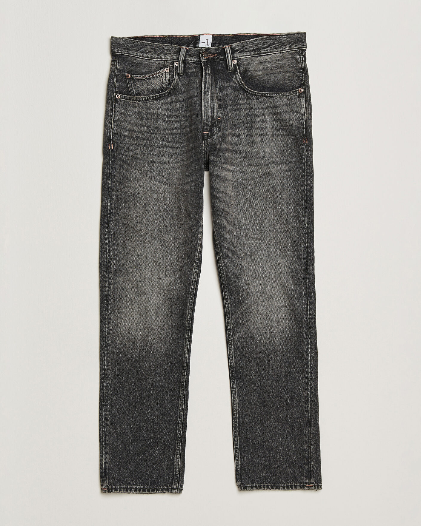 Mies | Housut | -1 Nordic Denim | Regular Fit Jeans Thunderstorm Black Clean