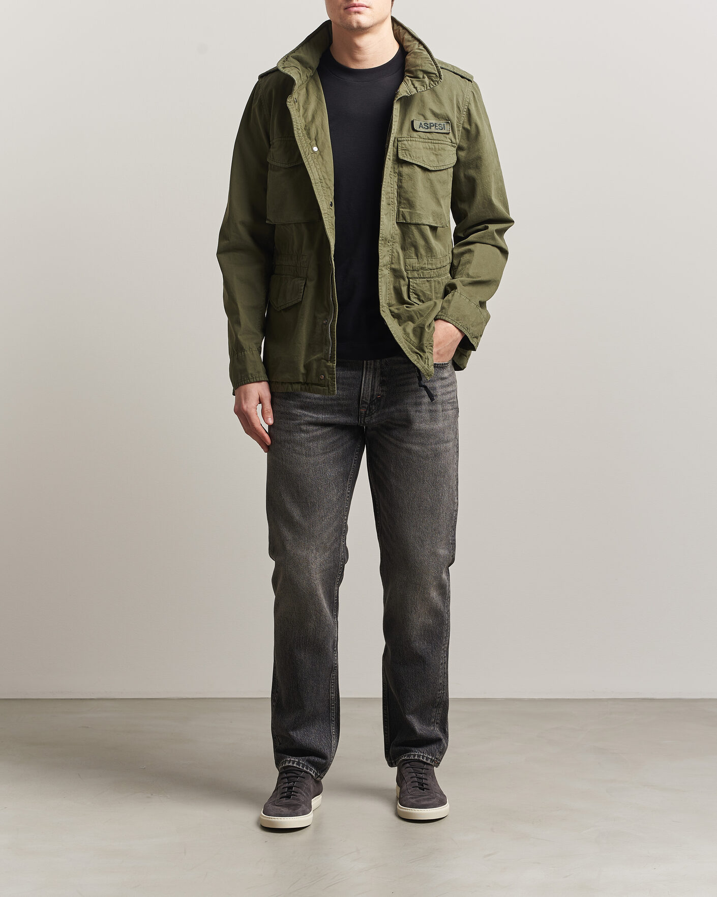 Mies | Housut | -1 Nordic Denim | Regular Fit Jeans Thunderstorm Black Clean