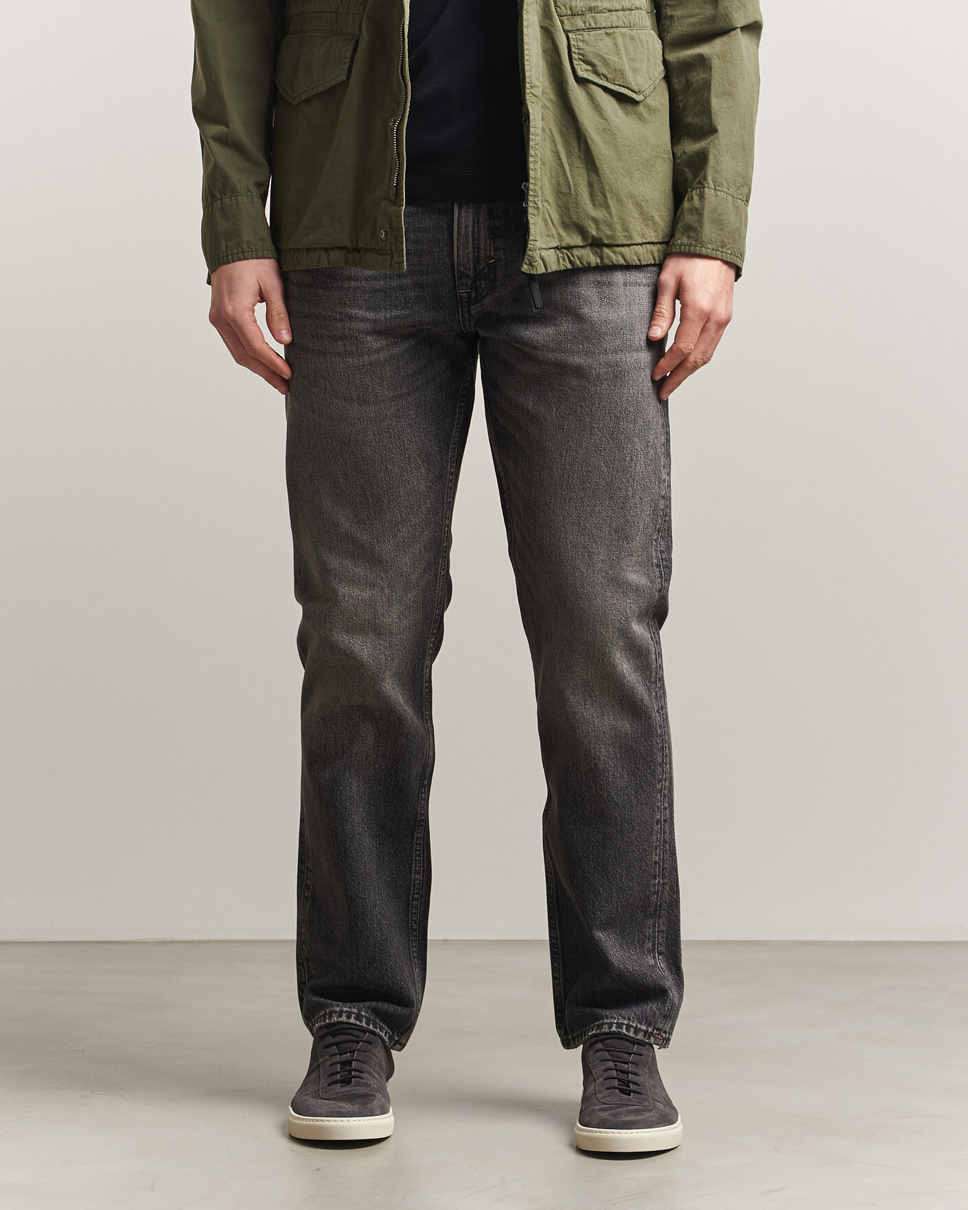 Mies | Housut | -1 Nordic Denim | Regular Fit Jeans Thunderstorm Black Clean