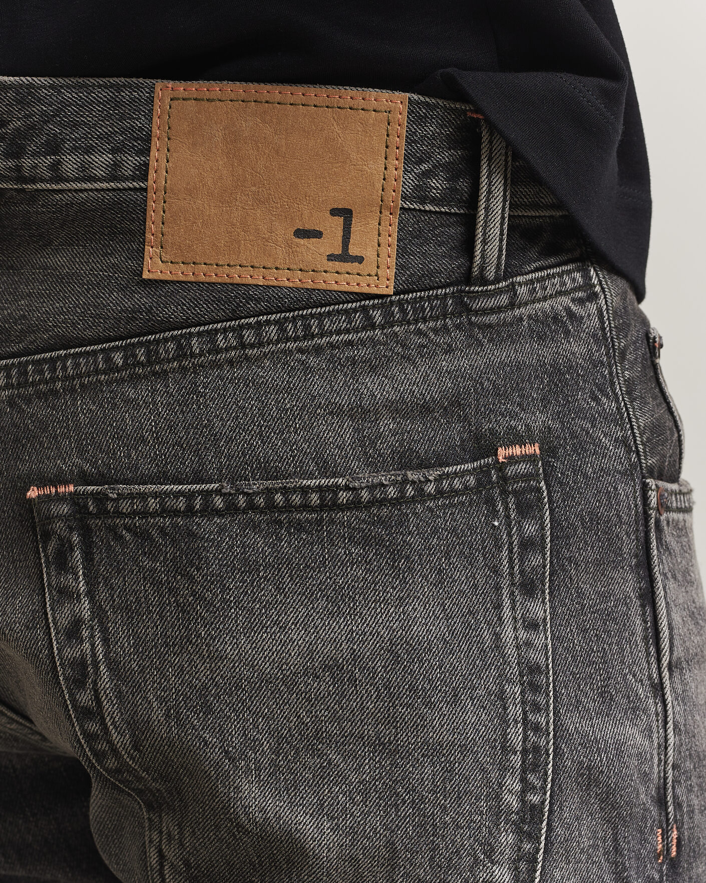 Mies | Housut | -1 Nordic Denim | Regular Fit Jeans Thunderstorm Black Clean
