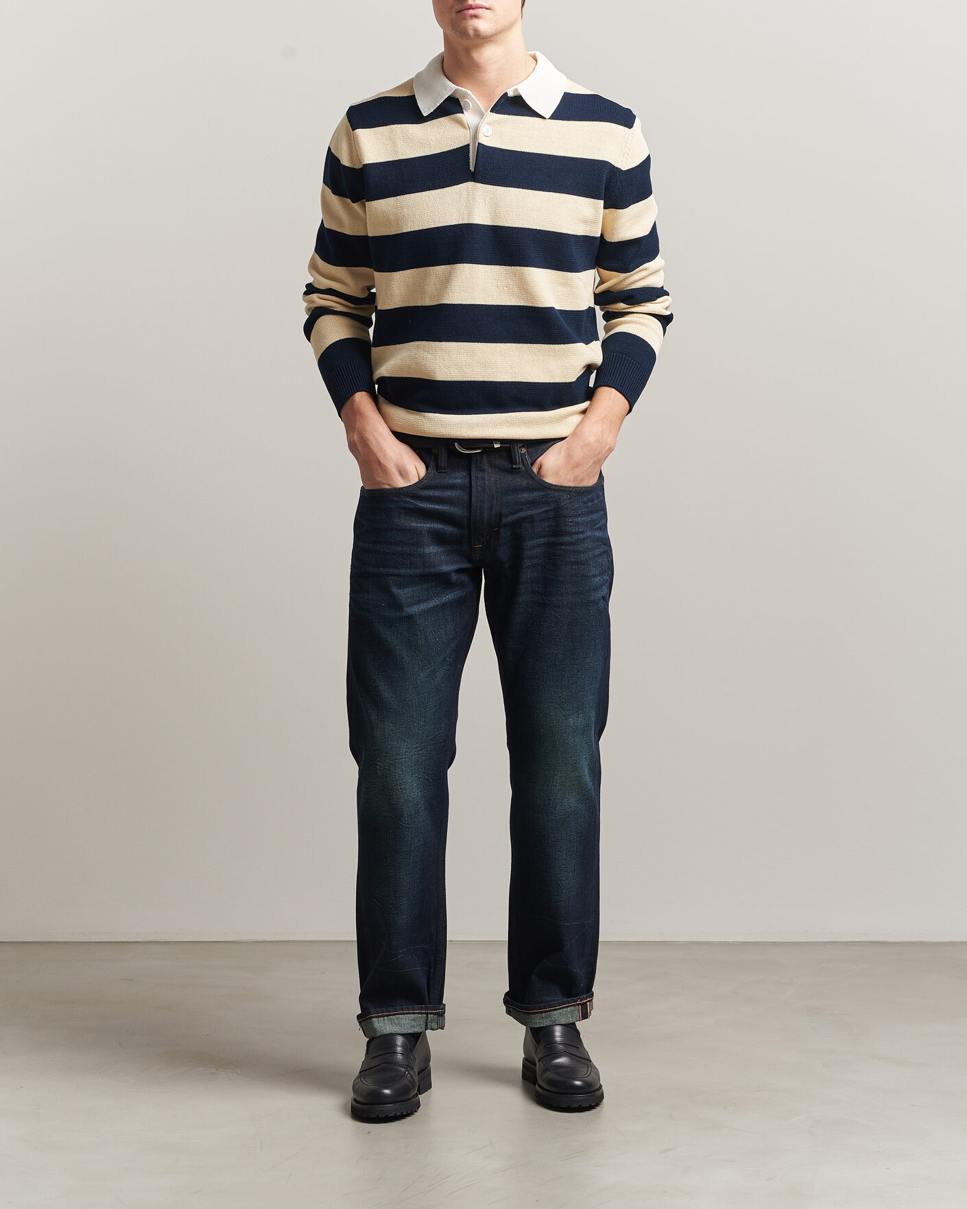 Mies | Housut | -1 Nordic Denim | Regular Fit Selvedge Jeans Connoisseur Blue