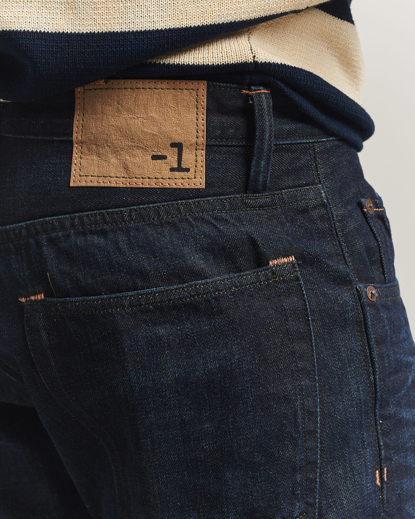 Mies | Farkut | -1 Nordic Denim | Regular Fit Selvedge Jeans Connoisseur Blue
