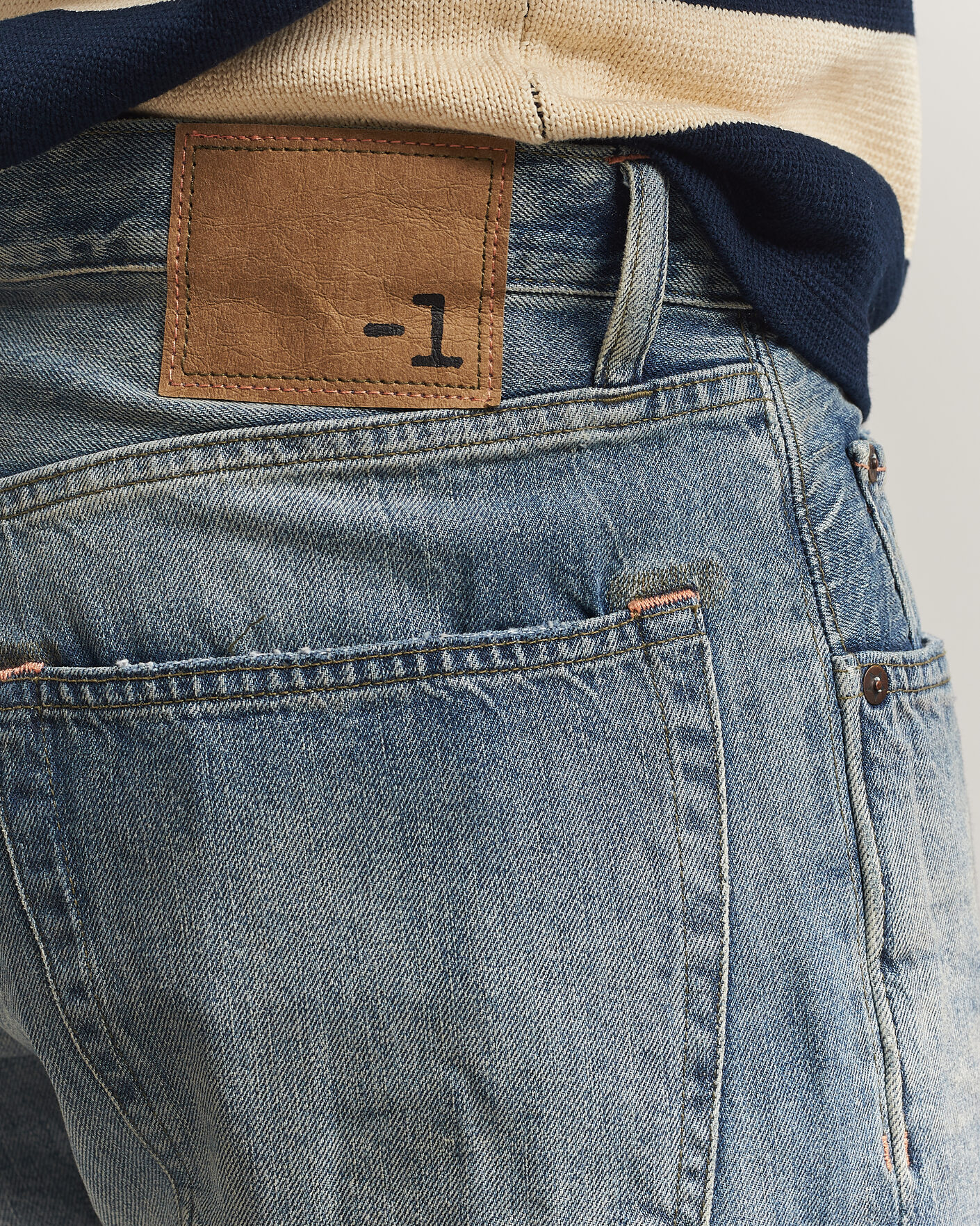 Mies | Farkut | -1 Nordic Denim | Regular Fit Selvedge Jeans Summer Breeze