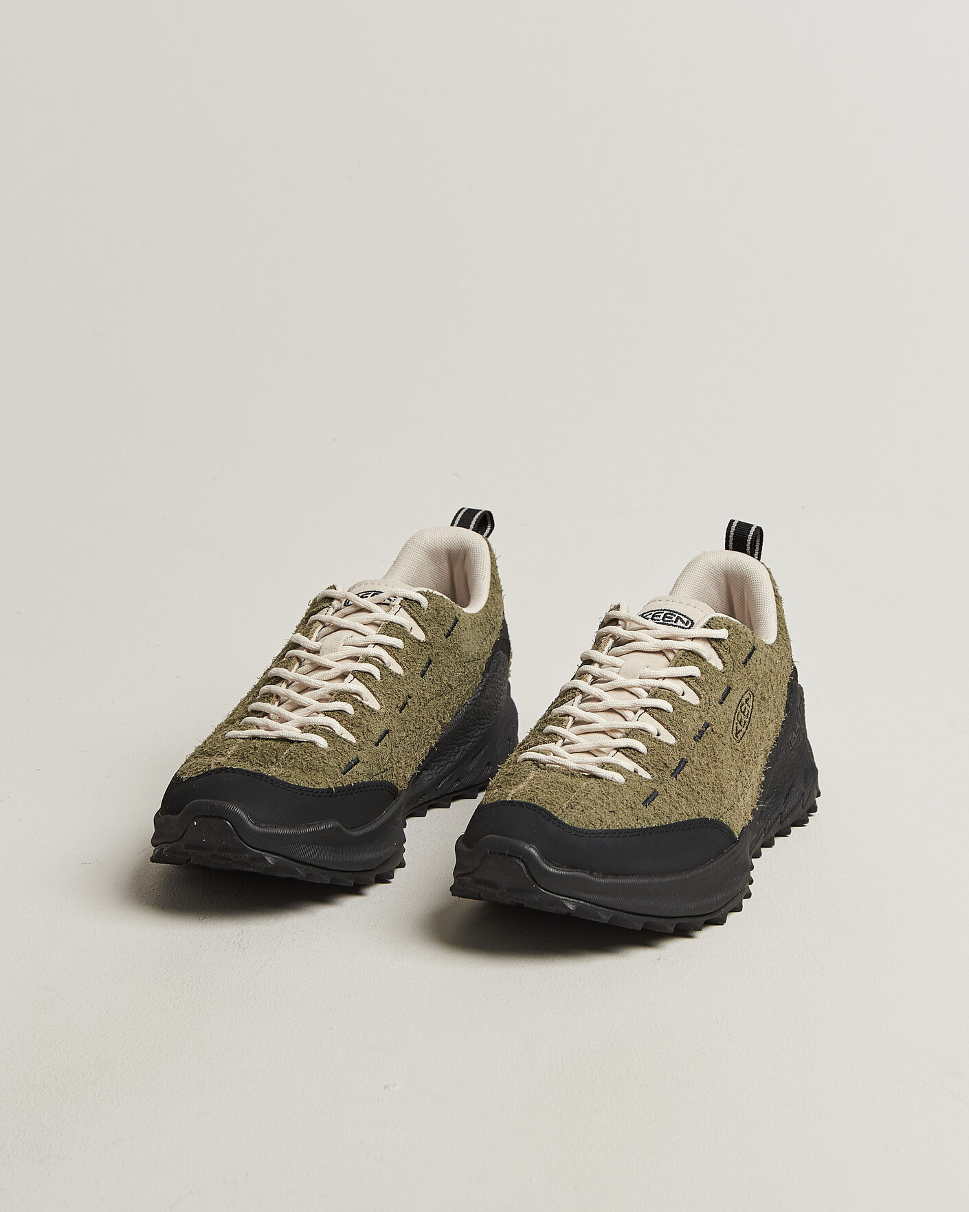 Mies | Maastojuoksukengät | KEEN | Jasper Zionic Suede Sneaker Dark Olive
