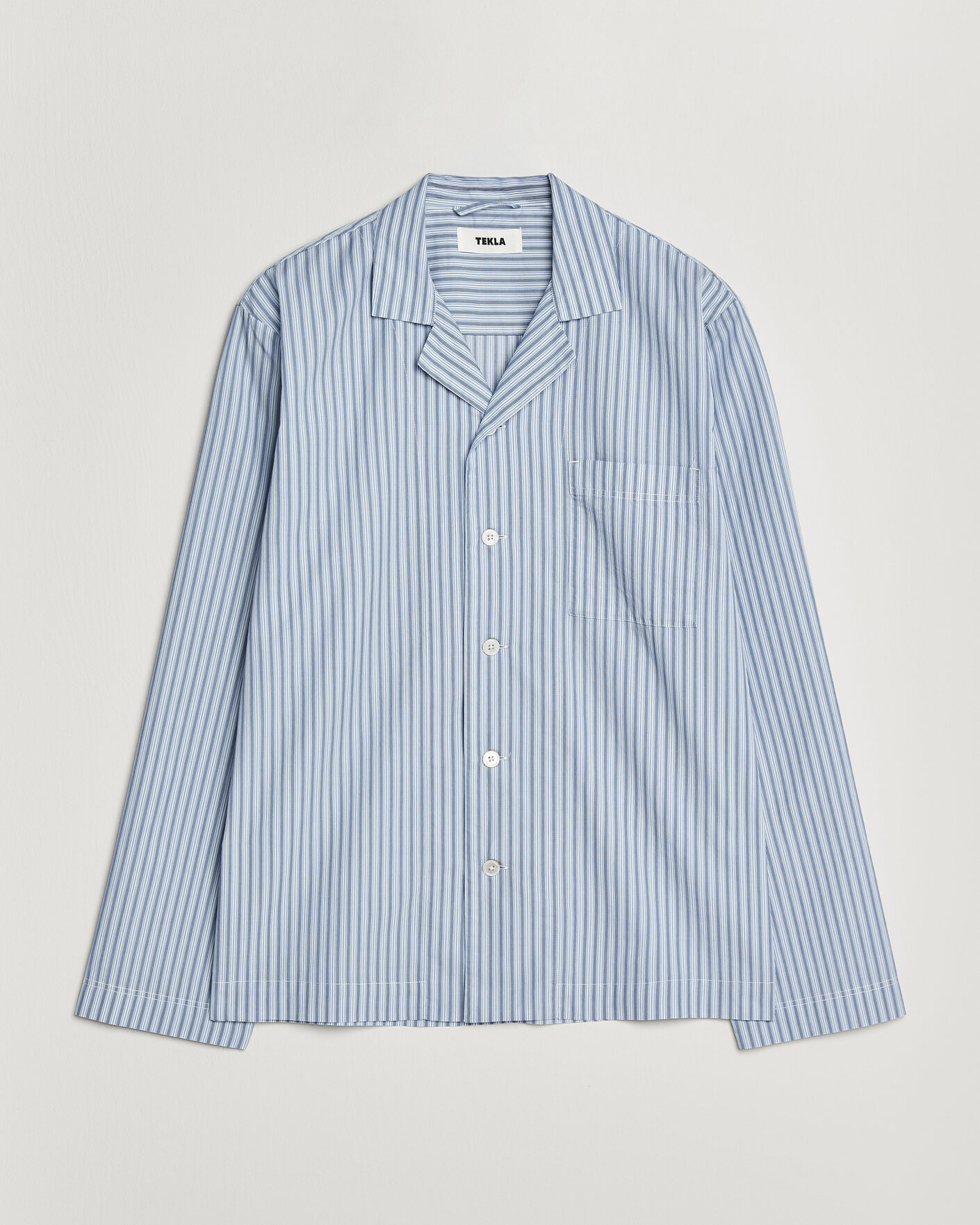 Mies | Yöpuvut ja kylpytakit | Tekla | Fine Twill Pyjama Shirt Cooper Stripes