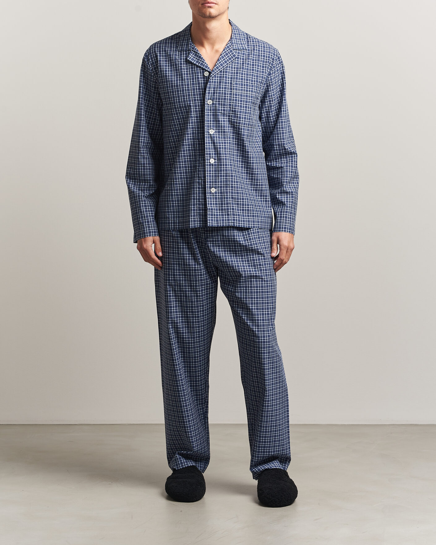 Mies | Yöpuvut ja kylpytakit | Tekla | Fine Twill Pyjama Shirt Lanegan Checks