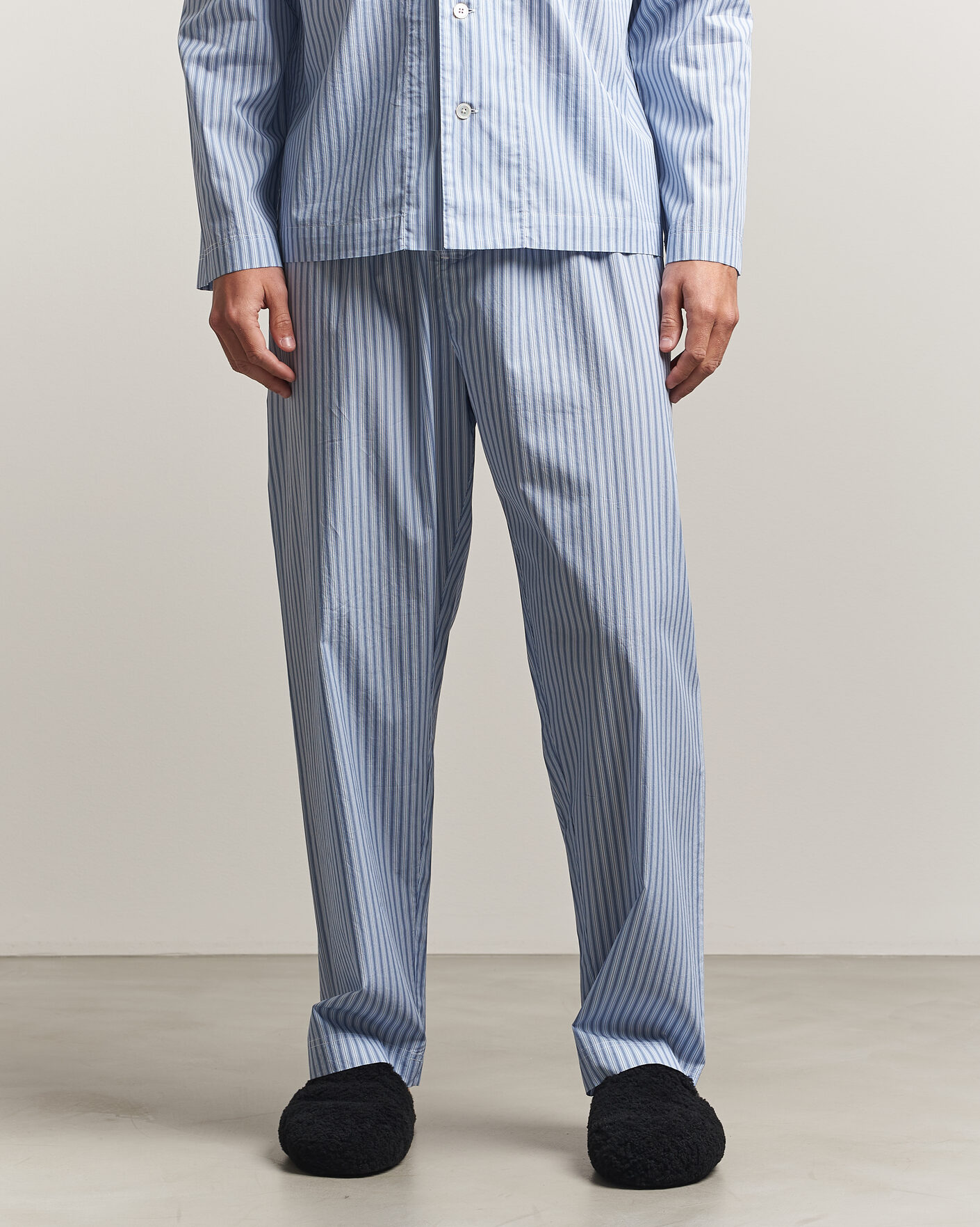 Mies | Yöpuvut ja kylpytakit | Tekla | Fine Twill Pyjama Pants Cooper Stripes