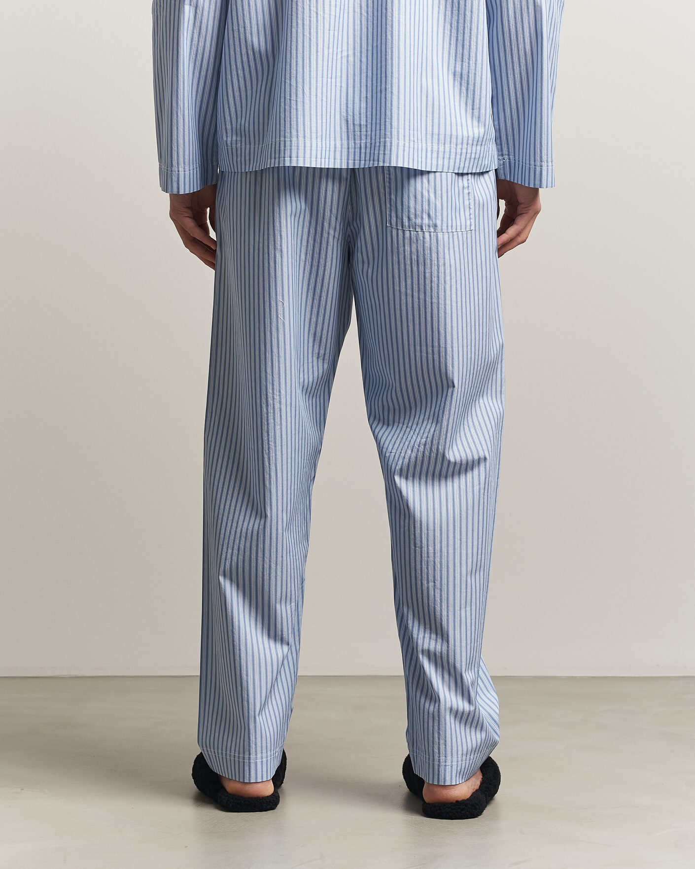 Mies | Yöpuvut ja kylpytakit | Tekla | Fine Twill Pyjama Pants Cooper Stripes