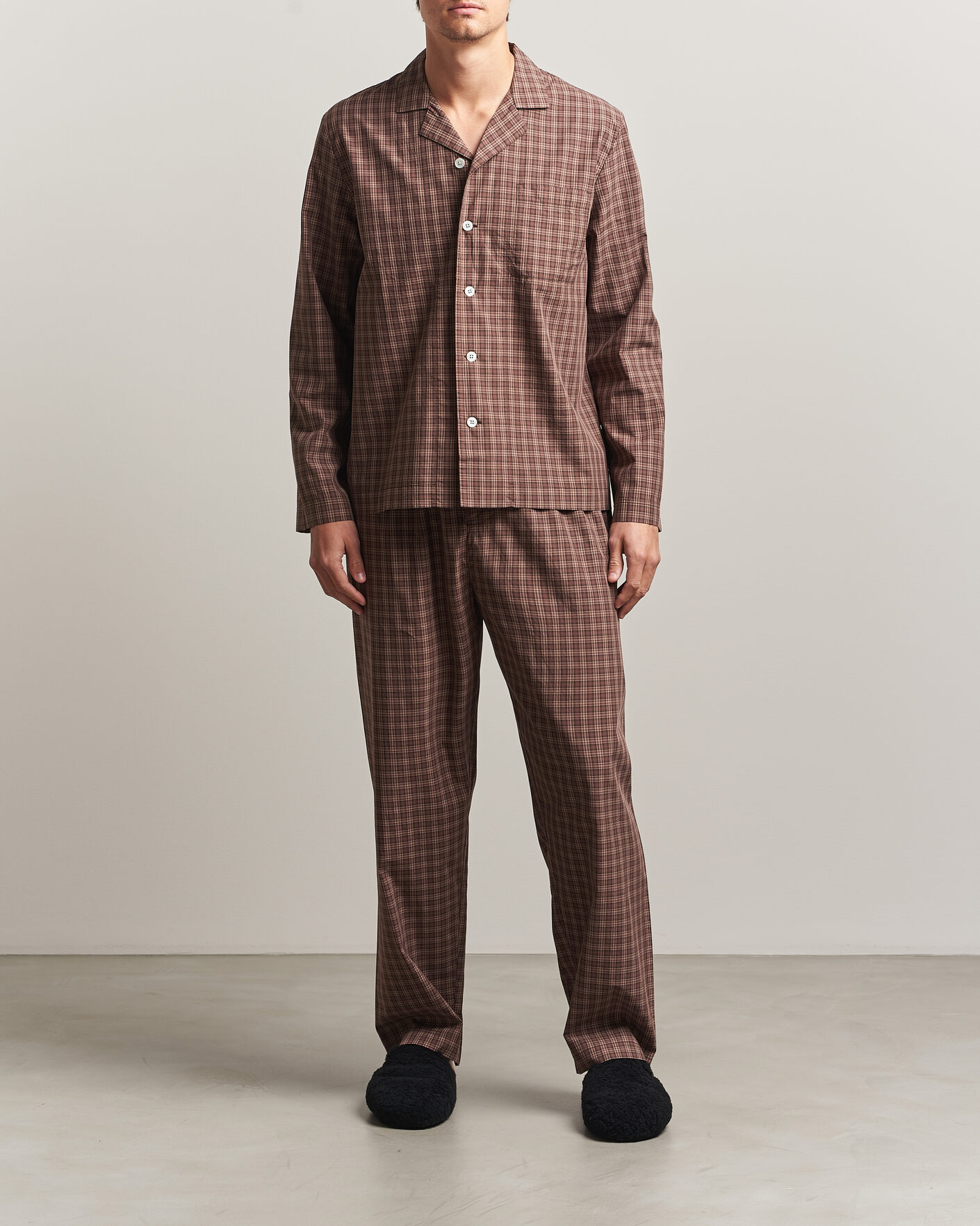 Mies | Yöpuvut ja kylpytakit | Tekla | Fine Twill Pyjama Pants Serra Checks