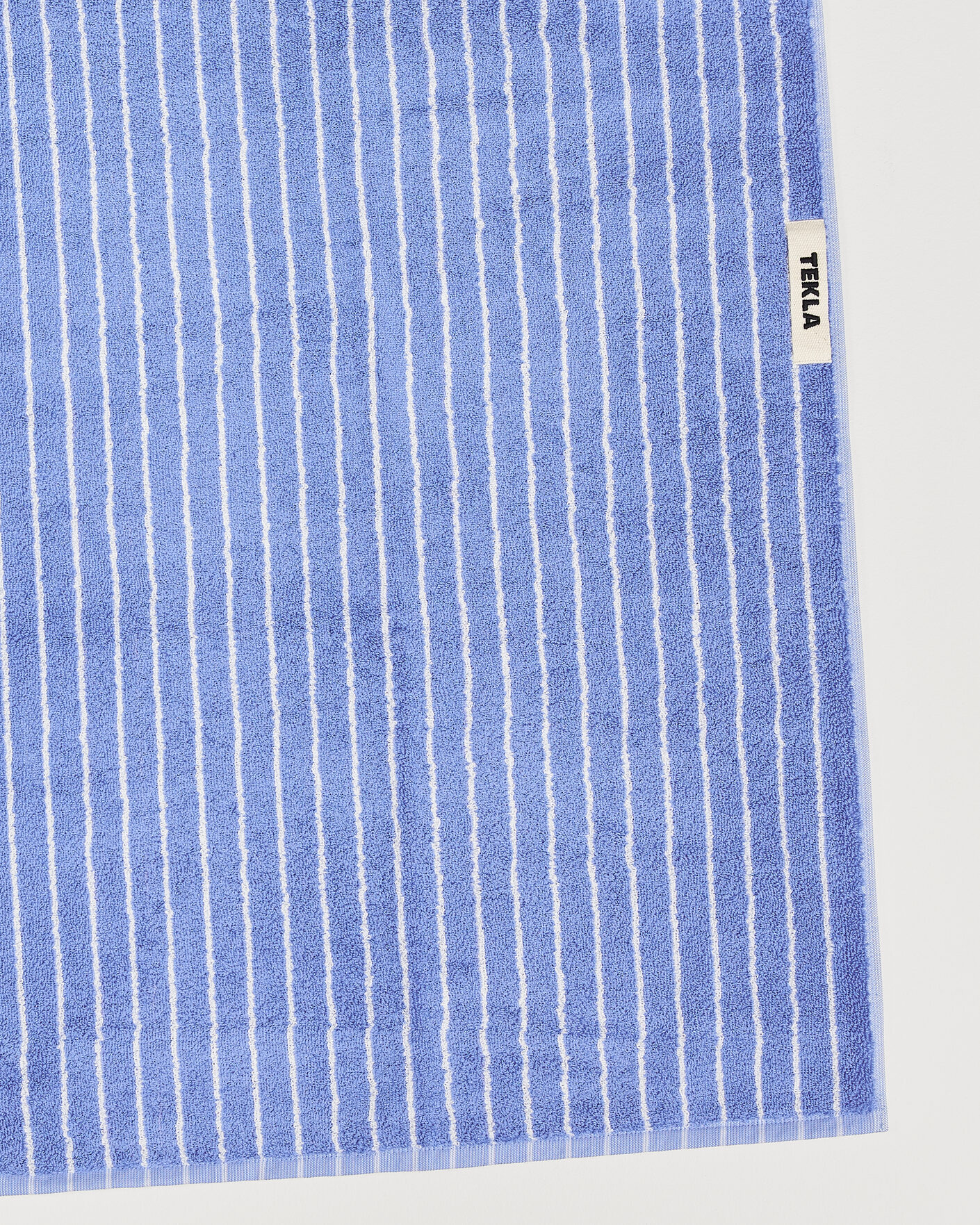 Mies | Tekstiilit | Tekla | Organic Terry Hand Towel Clear Blue Stripes