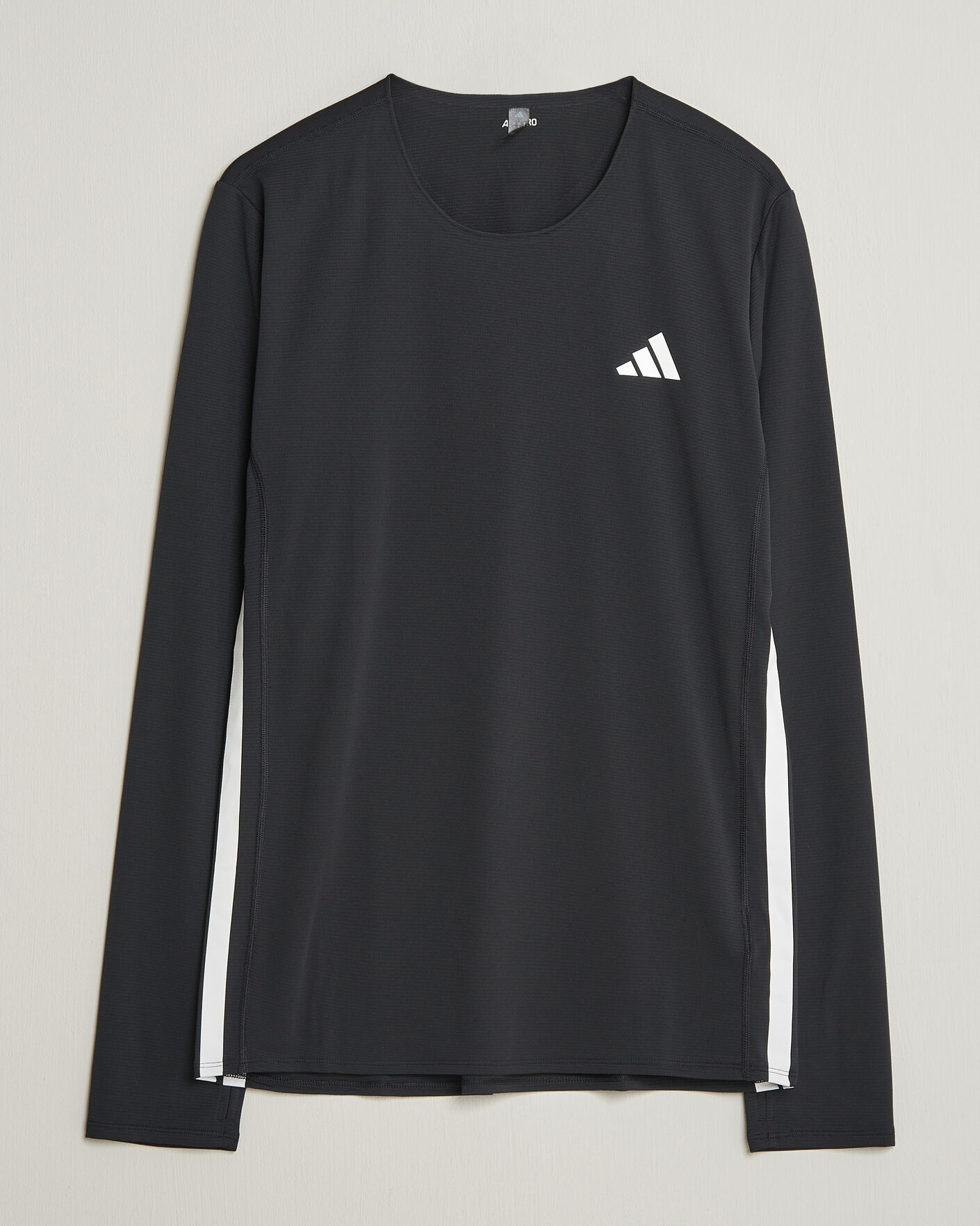 Mies | T-paidat | adidas Performance | ADIZERO Running Long Sleeve T-Shirt Black