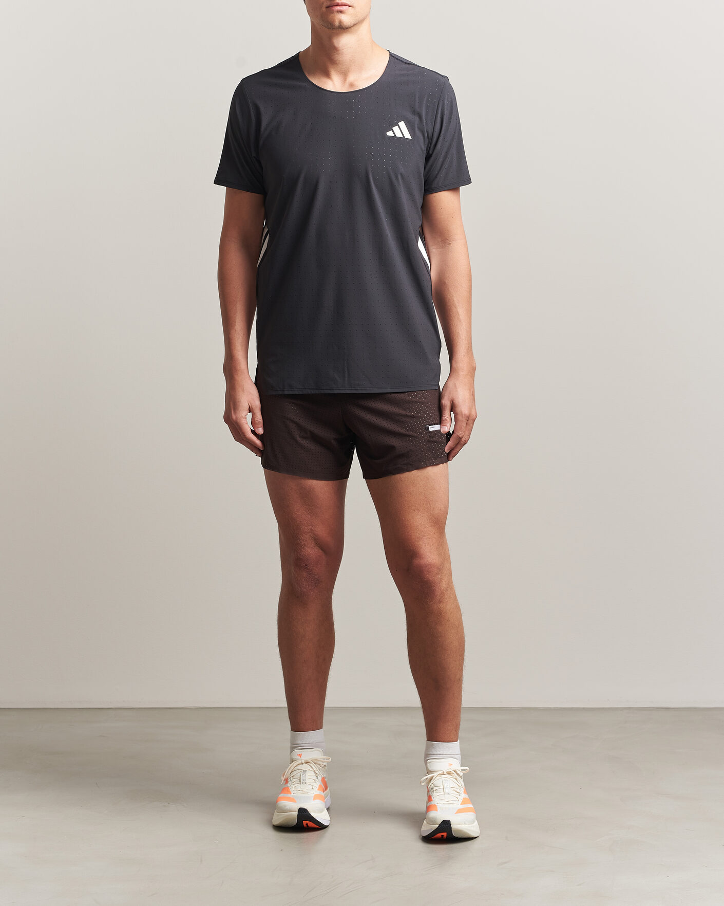 Mies | T-paidat | adidas Performance | ADIZERO Running T-Shirt Black