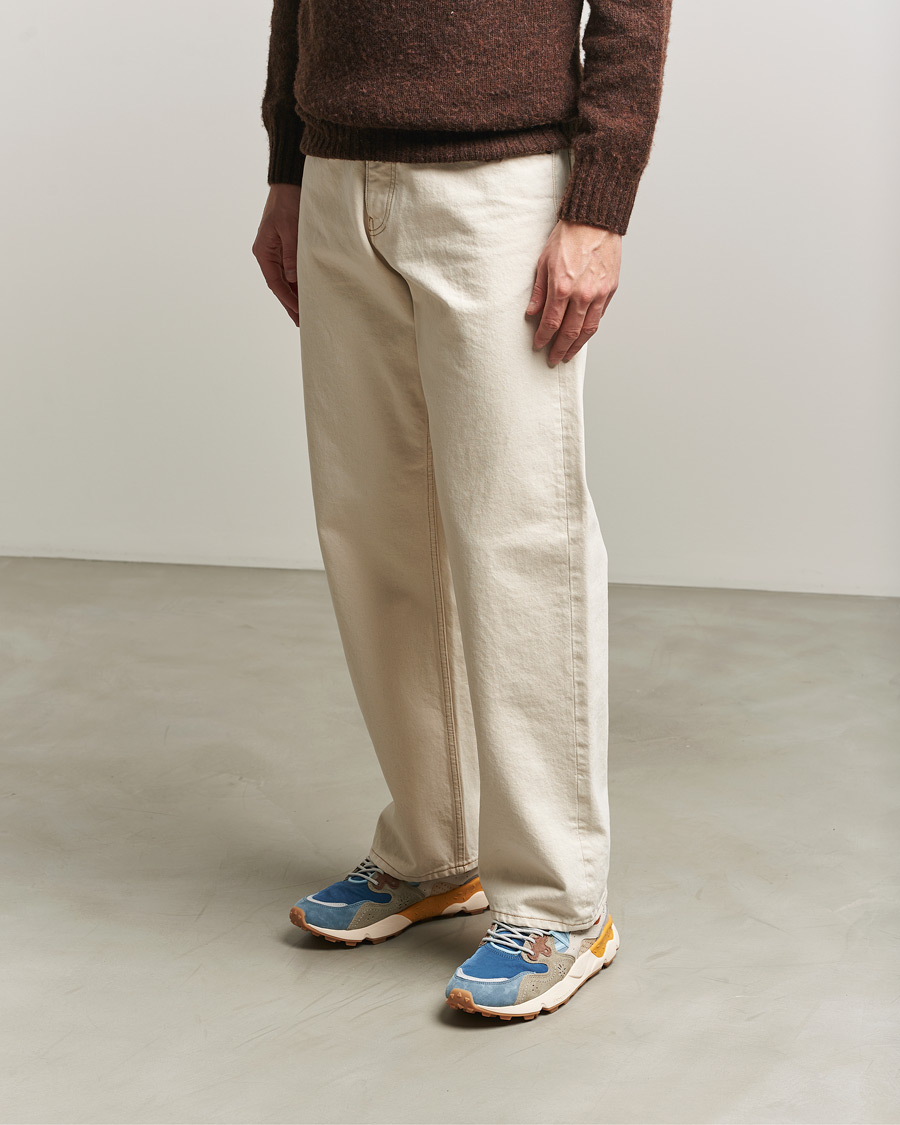 Mies | Tennarit | Flower Mountain | Yamano 3 Suede/Nylon Sneaker Blue Mix