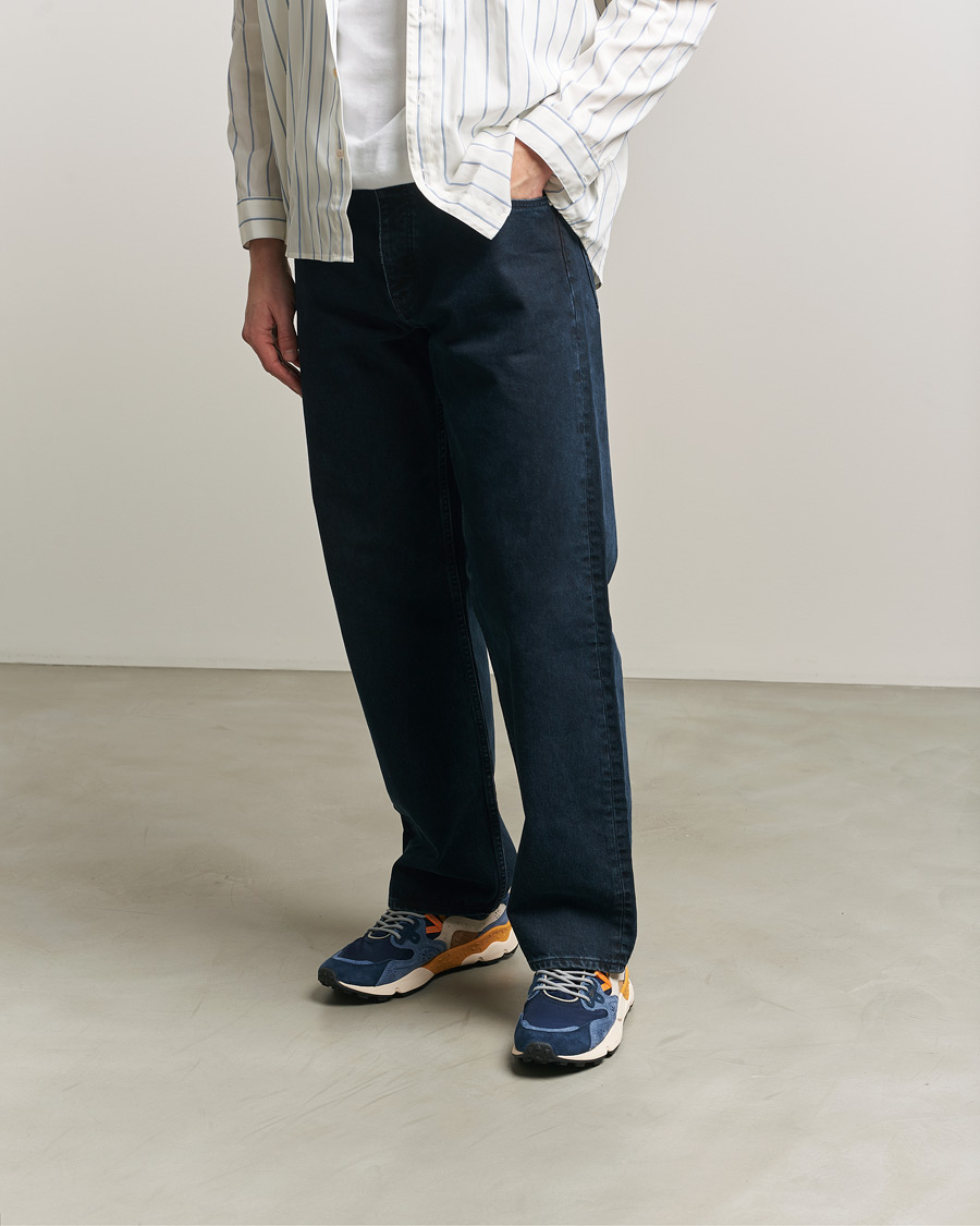 Mies | Tennarit | Flower Mountain | Yamano 3 Suede/Nylon Sneaker Dark Blue