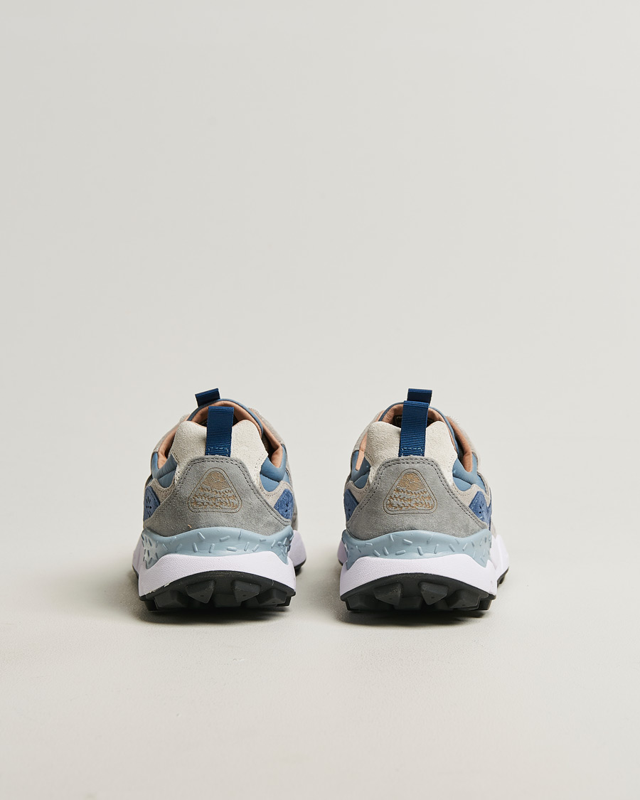 Mies | Tennarit | Flower Mountain | Yamano 3 Suede/Nylon Sneaker Light Blue