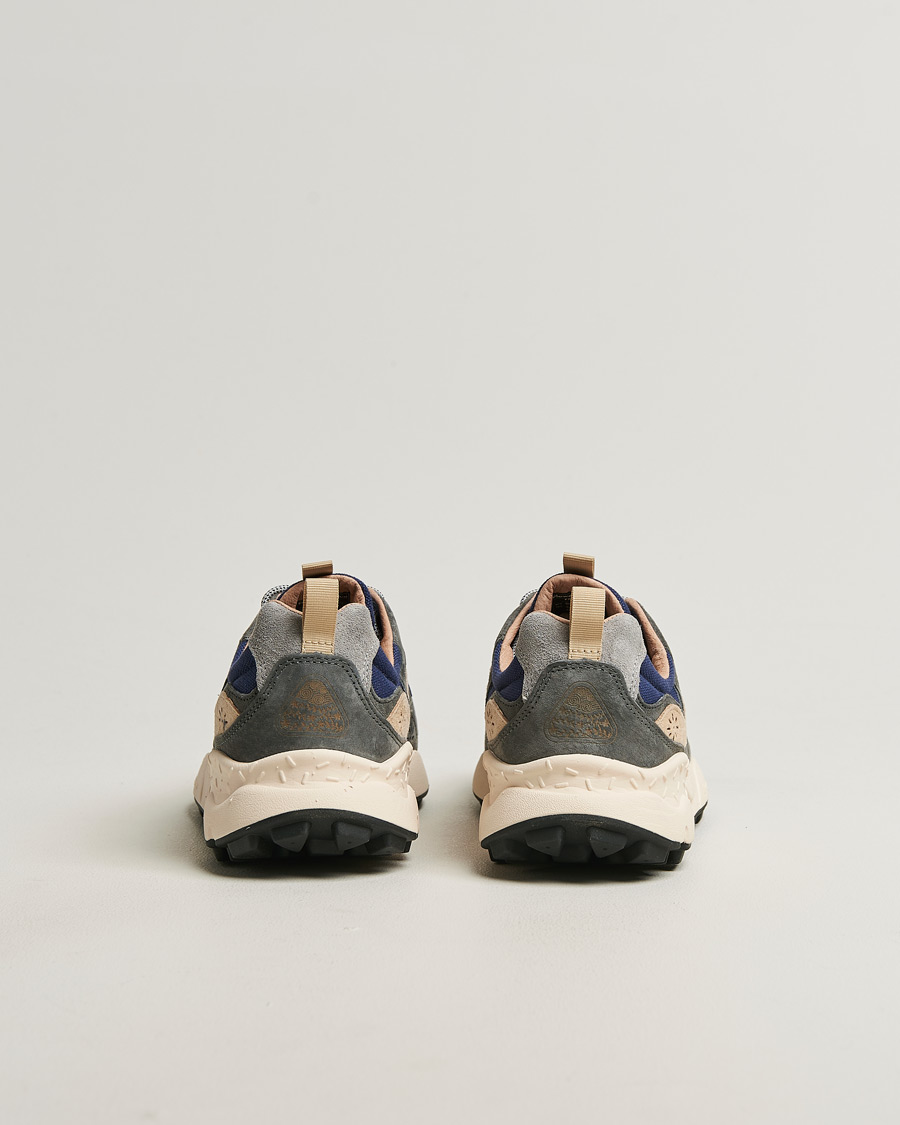 Mies | Tennarit | Flower Mountain | Yamano 3 Suede/Canvas Sneaker Blue/Grey