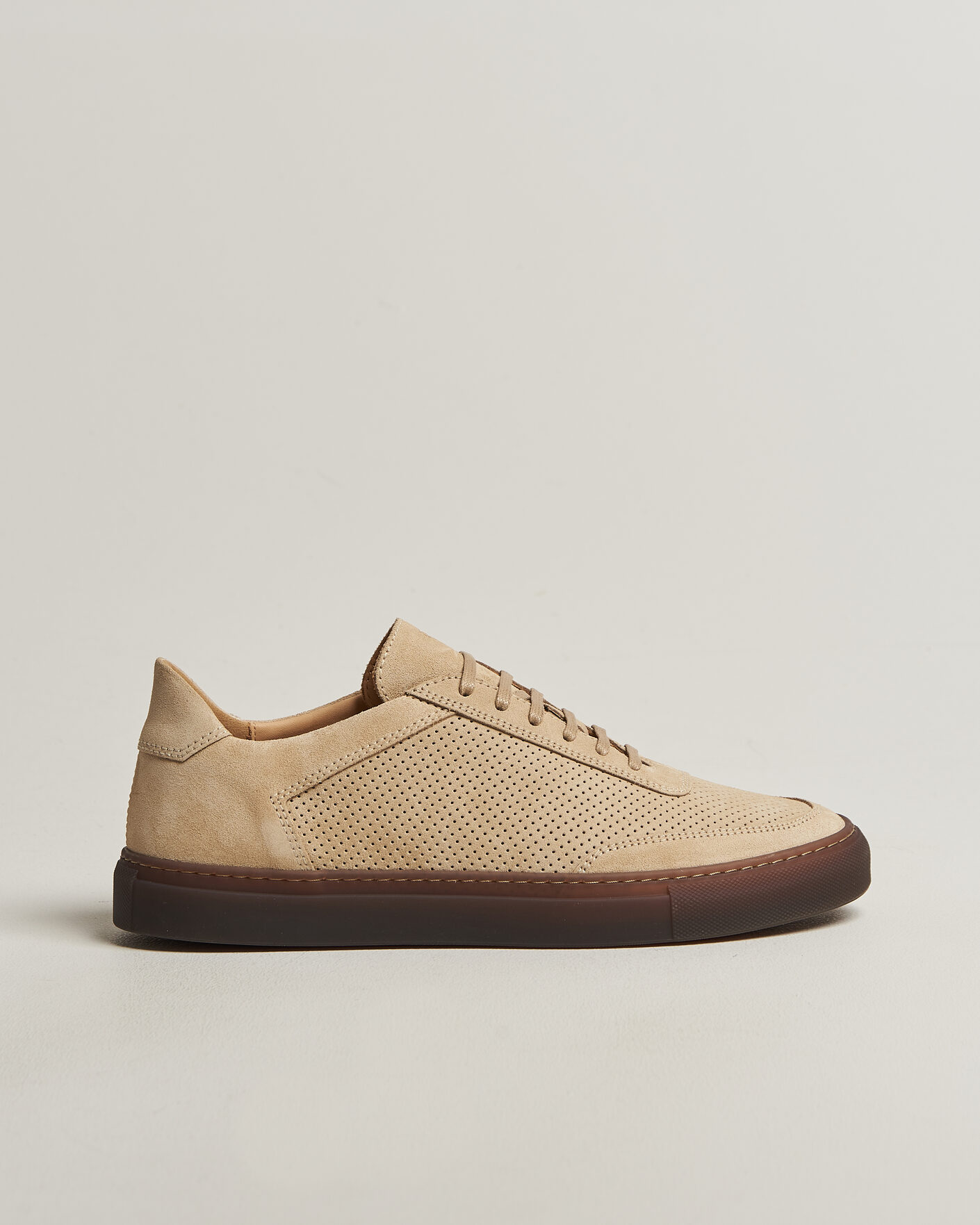 Mies | Tennarit | CQP | Atrium Suede Tonal Sneaker Beige