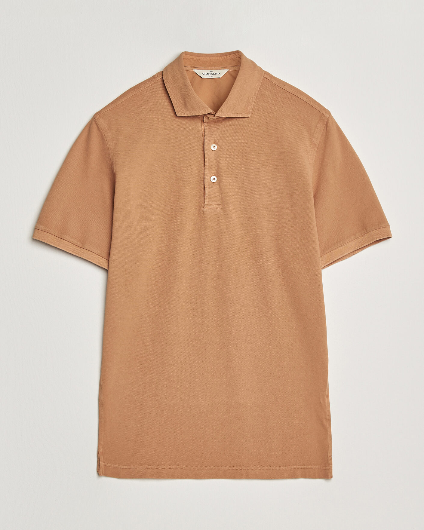 Mies | Pikeet | Gran Sasso | Washed Polo Apricot Orange