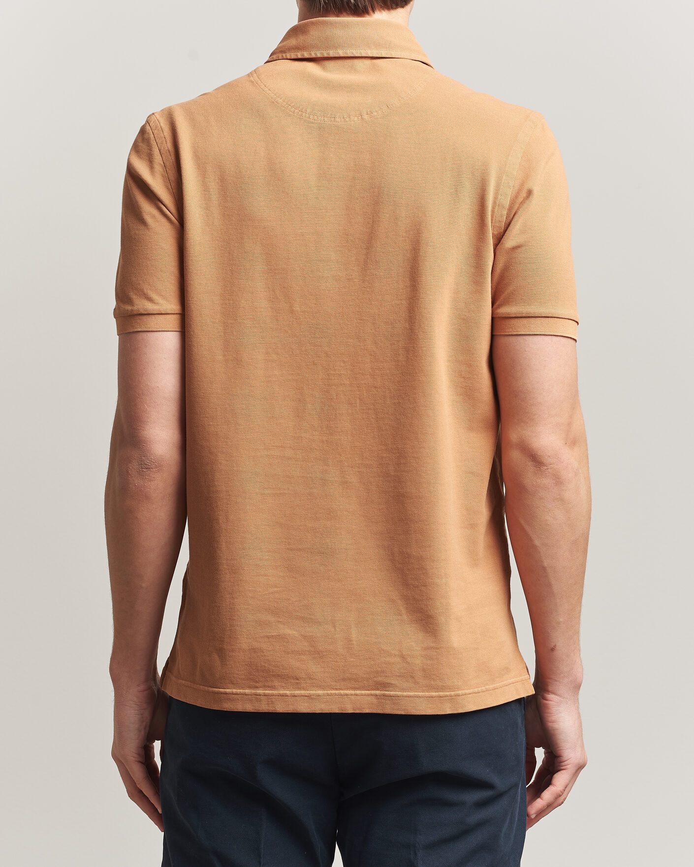 Mies | Pikeet | Gran Sasso | Washed Polo Apricot Orange