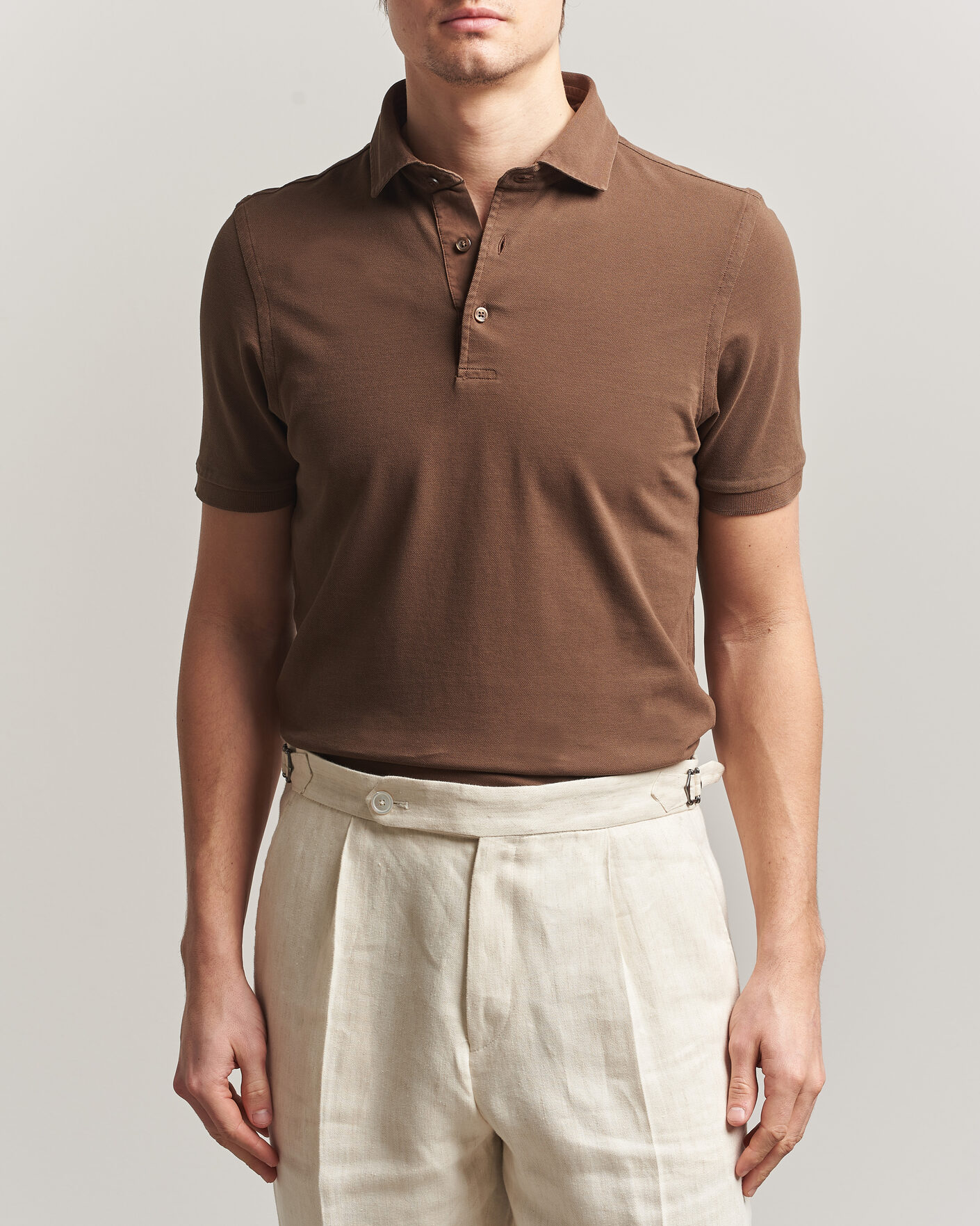 Mies | Pikeet | Gran Sasso | Washed Polo Brown