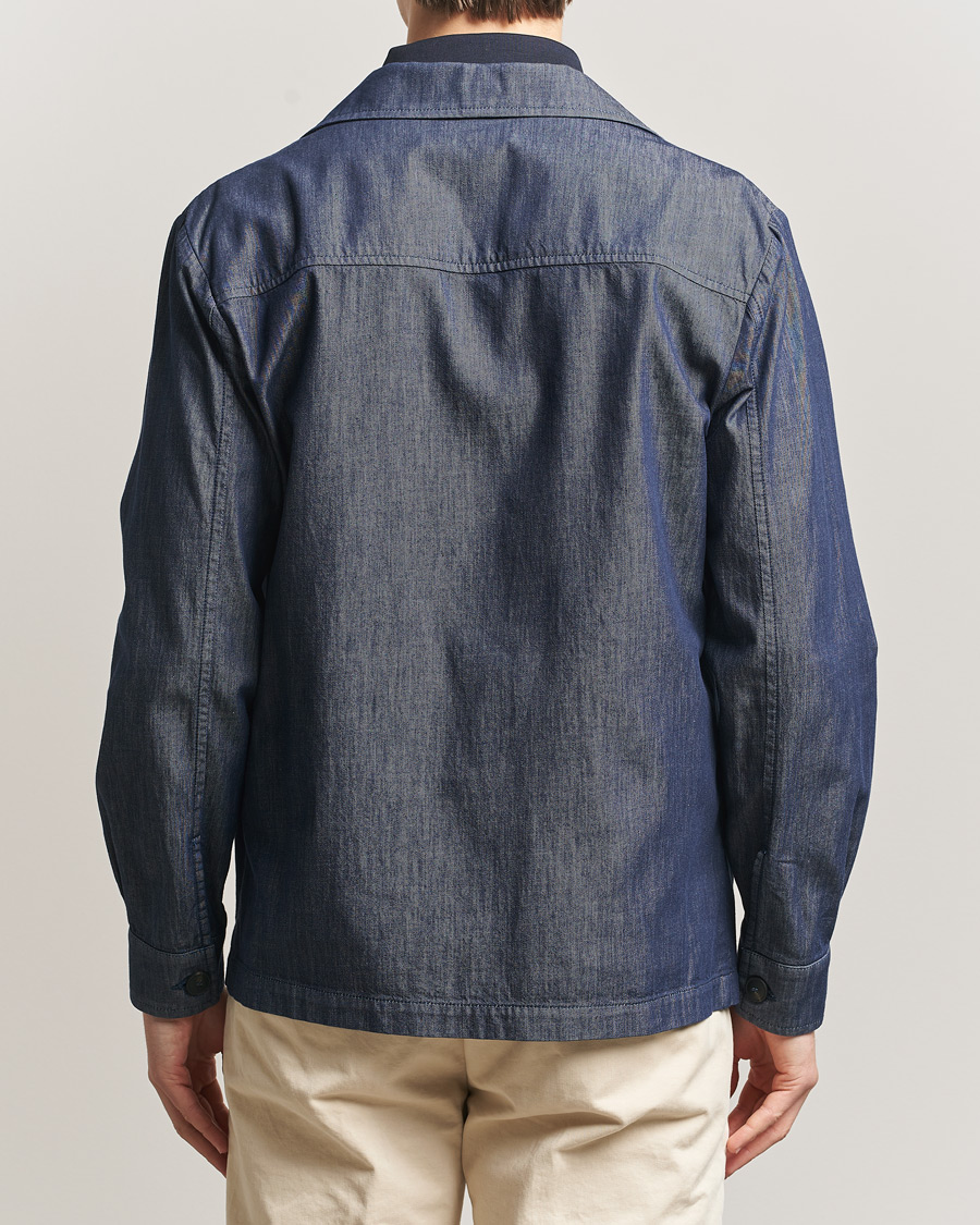 Mies | Takit | Gran Sasso | Cotton Safari Jacket Navy