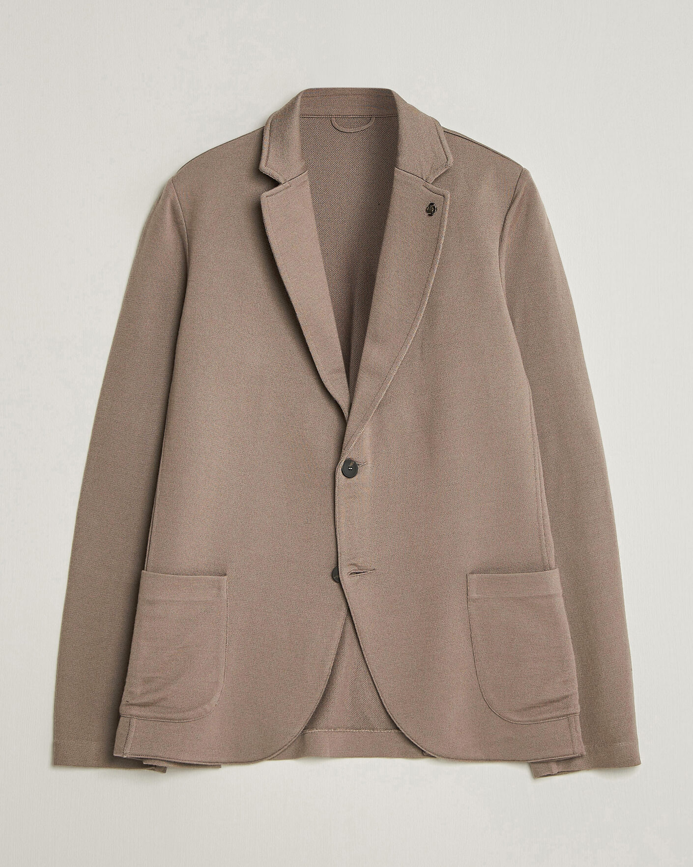 Mies | Pikkutakit | Gran Sasso | Wool Knitted Blazer Brown