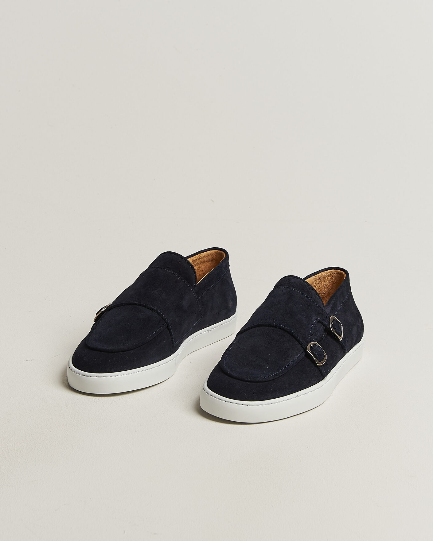 Mies | Loaferit | Fliteless | Suede Monk Strap Sneaker Loafer Navy