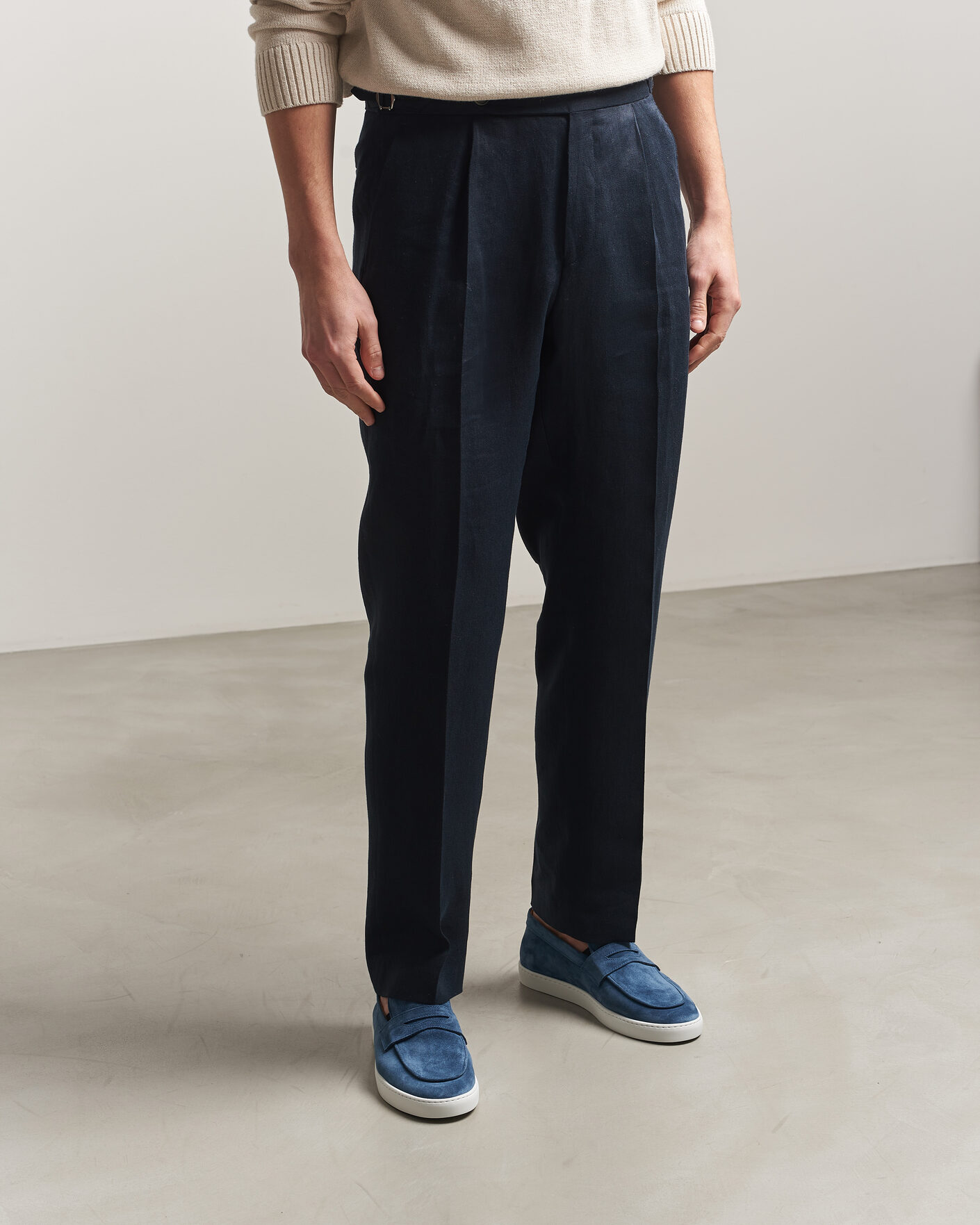 Mies | Loaferit | Fliteless | Suede Penny Sneaker Ocean