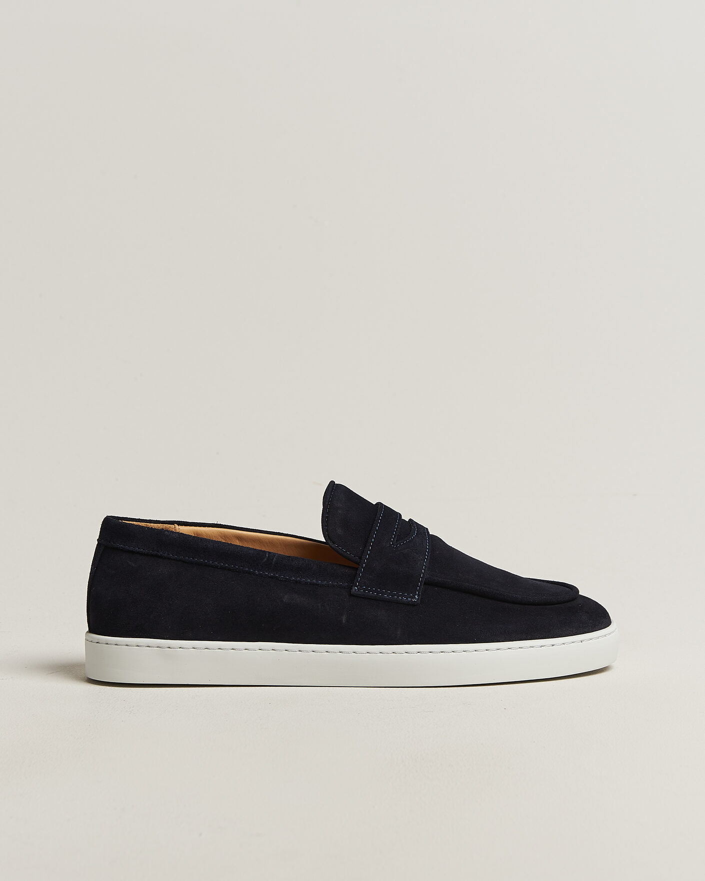 Mies | Loaferit | Fliteless | Suede Penny Sneaker Navy