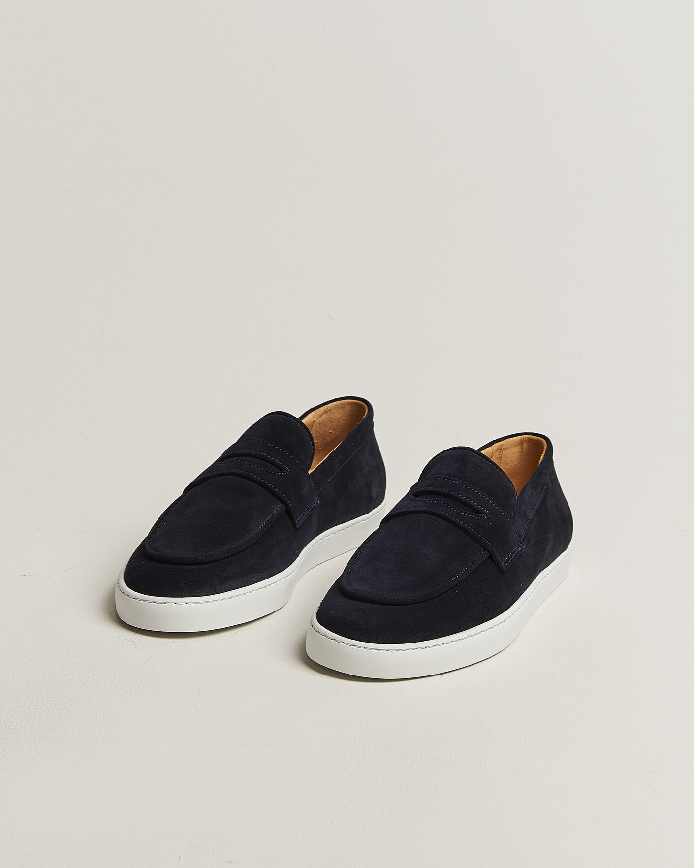 Mies | Loaferit | Fliteless | Suede Penny Sneaker Navy