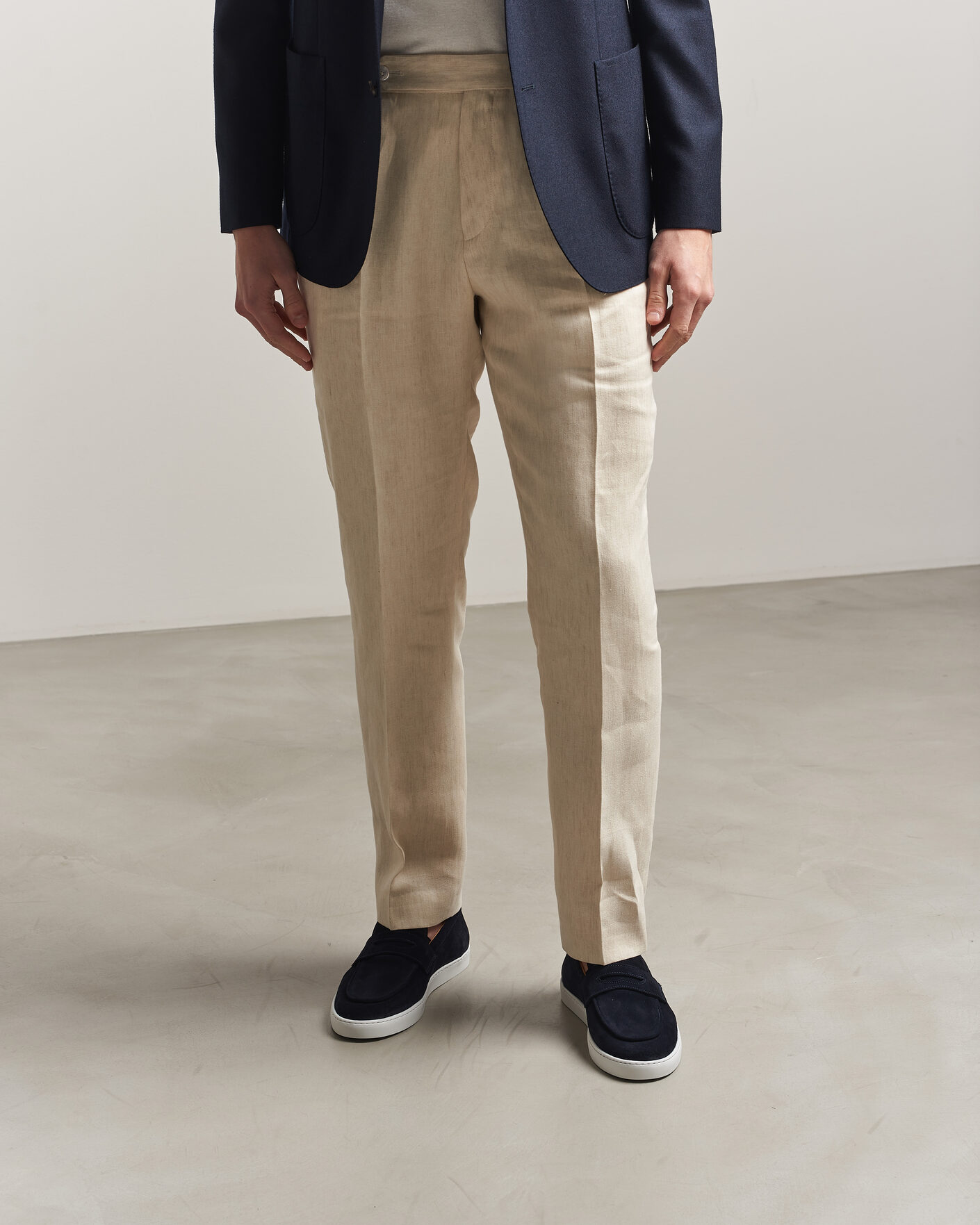 Mies | Loaferit | Fliteless | Suede Penny Sneaker Navy