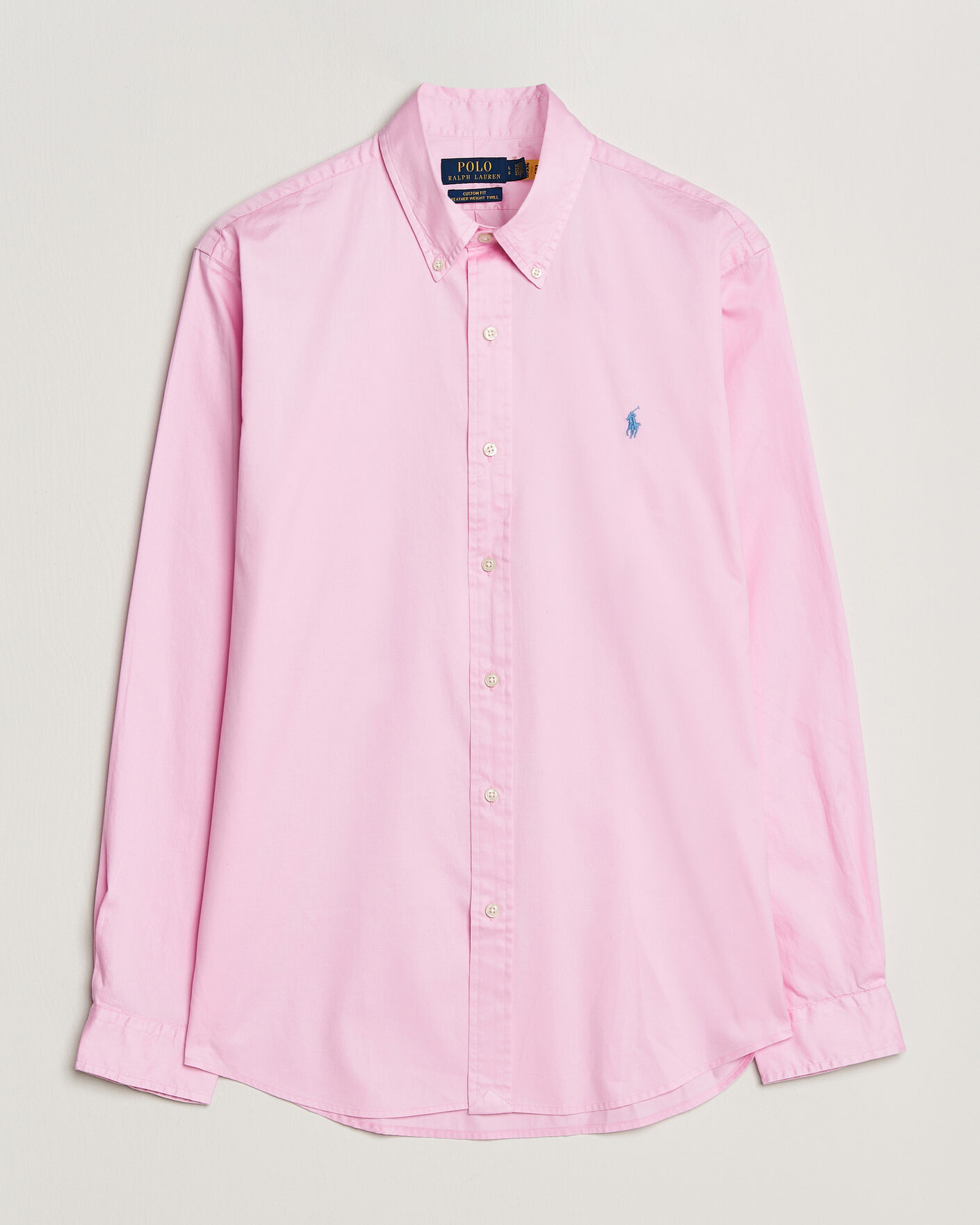 Mies | Kauluspaidat | Polo Ralph Lauren | Custom Fit Garment Twill Shirt Carmel Pink