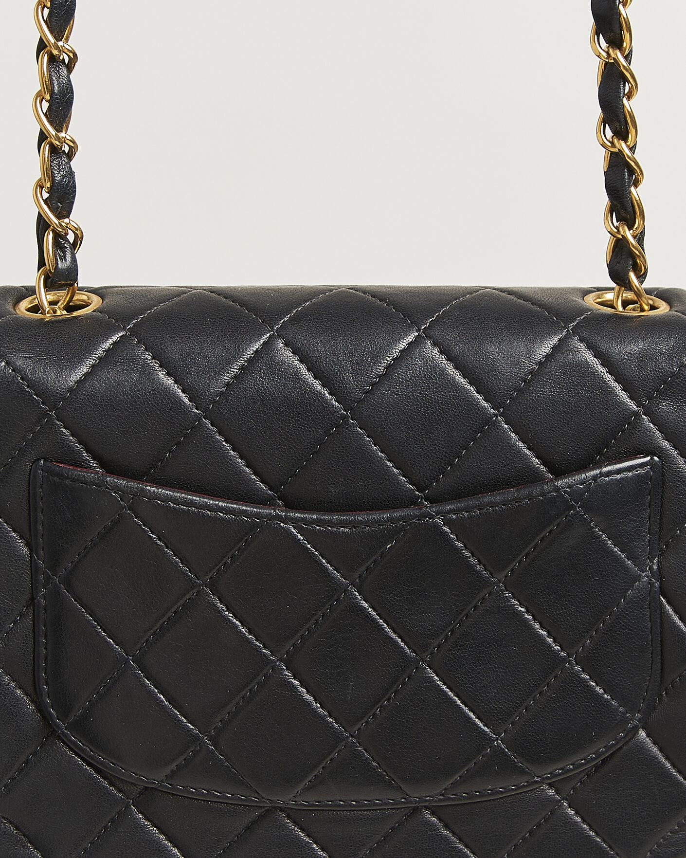 Mies | Pre-Owned & Vintage Bags | Chanel Pre-Owned | Classic Mini Single Flap Square Bag Black