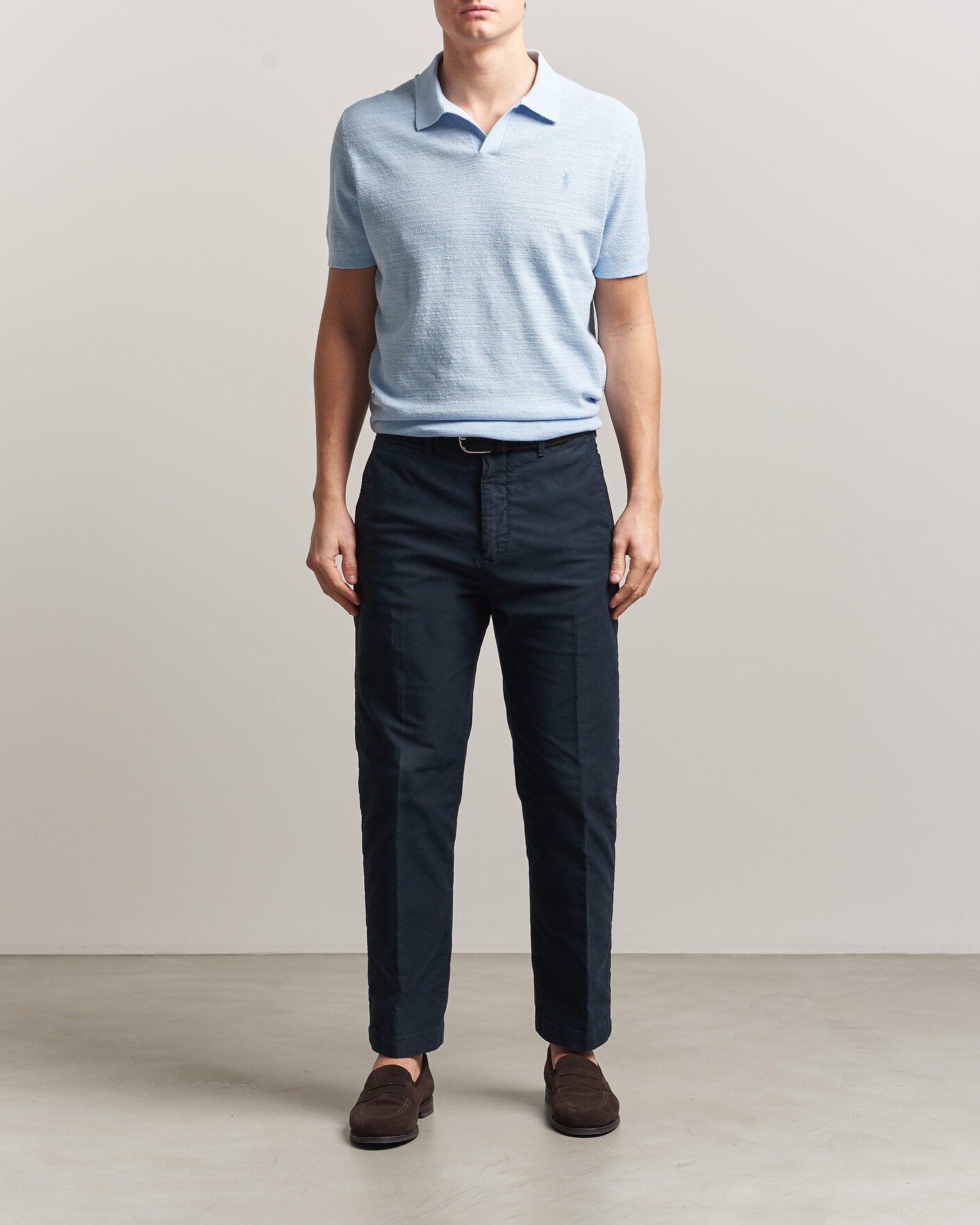 Mies | Pikeet | Polo Ralph Lauren | Cotton Blend Polo Office Blue