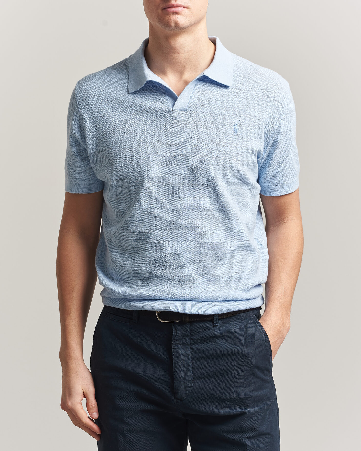 Mies | Pikeet | Polo Ralph Lauren | Cotton Blend Polo Office Blue