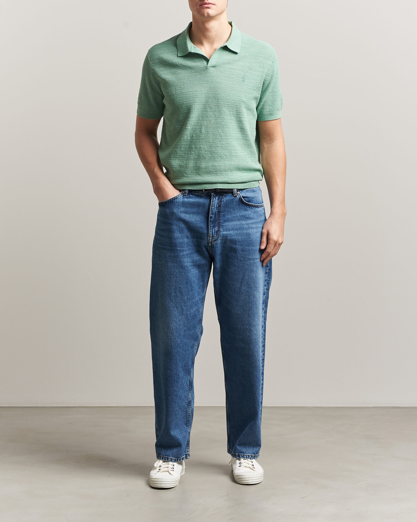 Mies | Pikeet | Polo Ralph Lauren | Cotton Blend Polo Faded Mint
