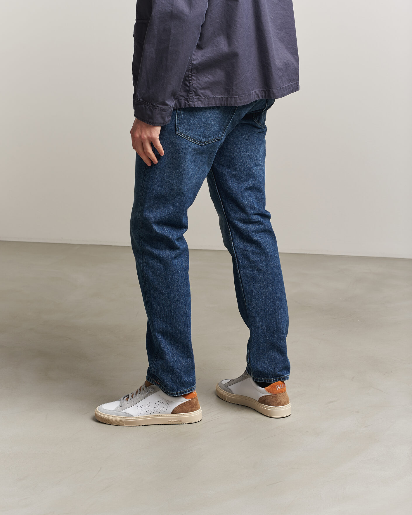 Mies | Tennarit | P448 | Soho Leather/Suede Sneaker White/Grey