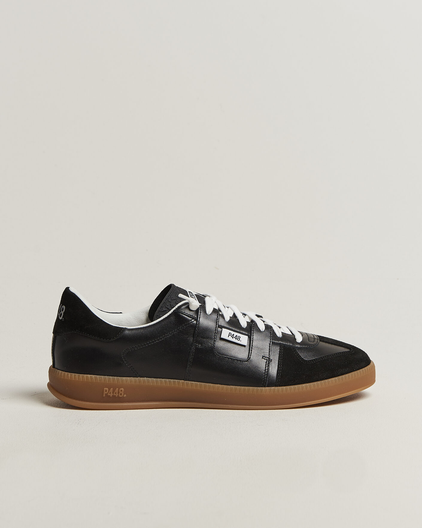 Mies | Tennarit | P448 | Monza Leather/Suede Sneaker Black