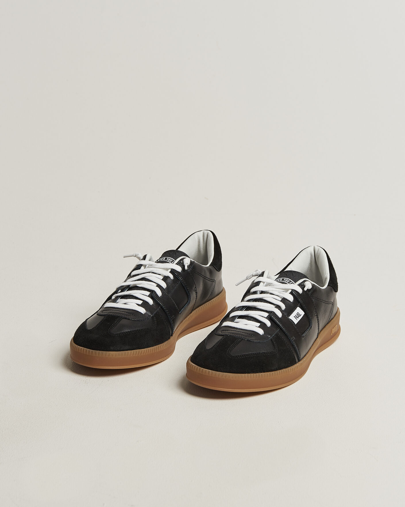 Mies | Tennarit | P448 | Monza Leather/Suede Sneaker Black