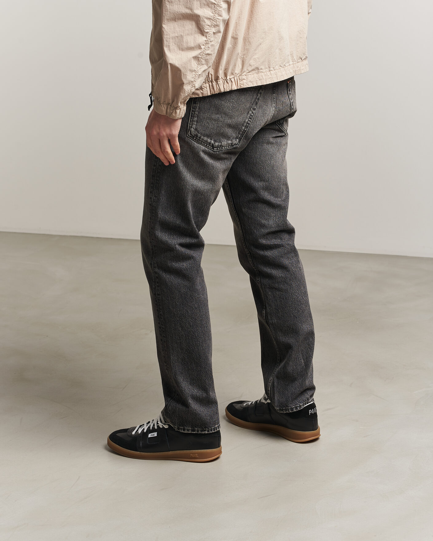 Mies | Tennarit | P448 | Monza Leather/Suede Sneaker Black