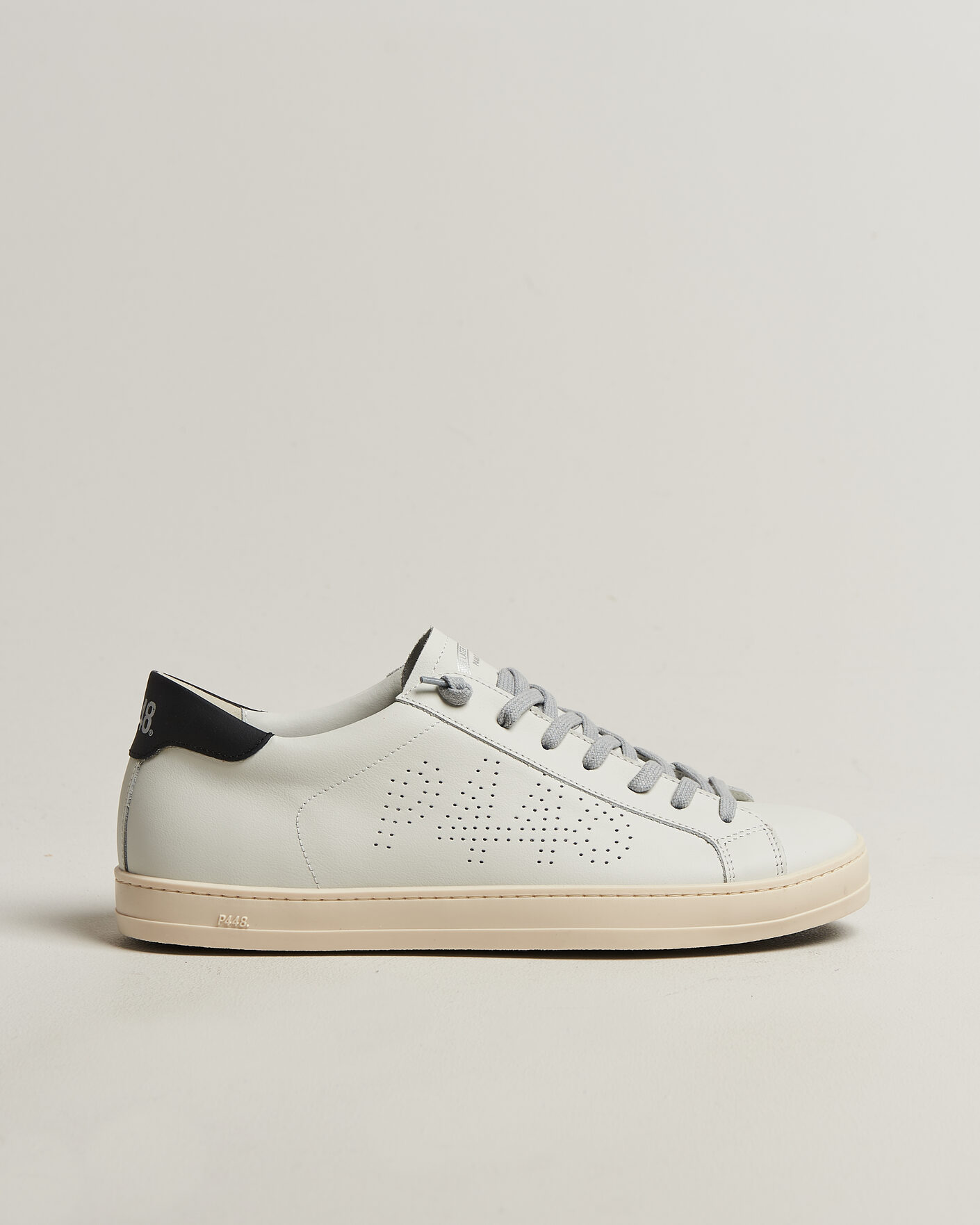 Mies | Tennarit | P448 | John Leather Sneaker White/Black