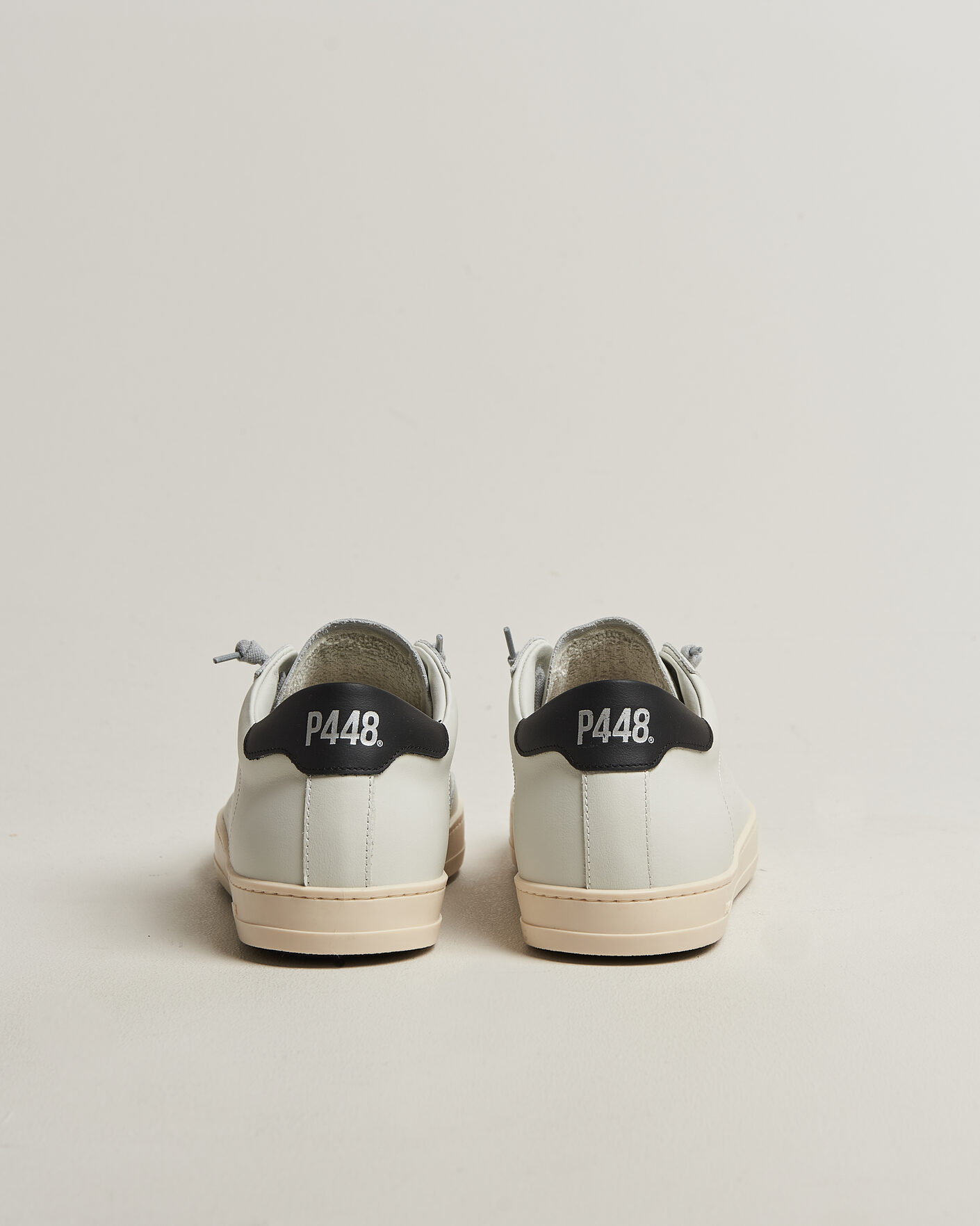 Mies | Tennarit | P448 | John Leather Sneaker White/Black