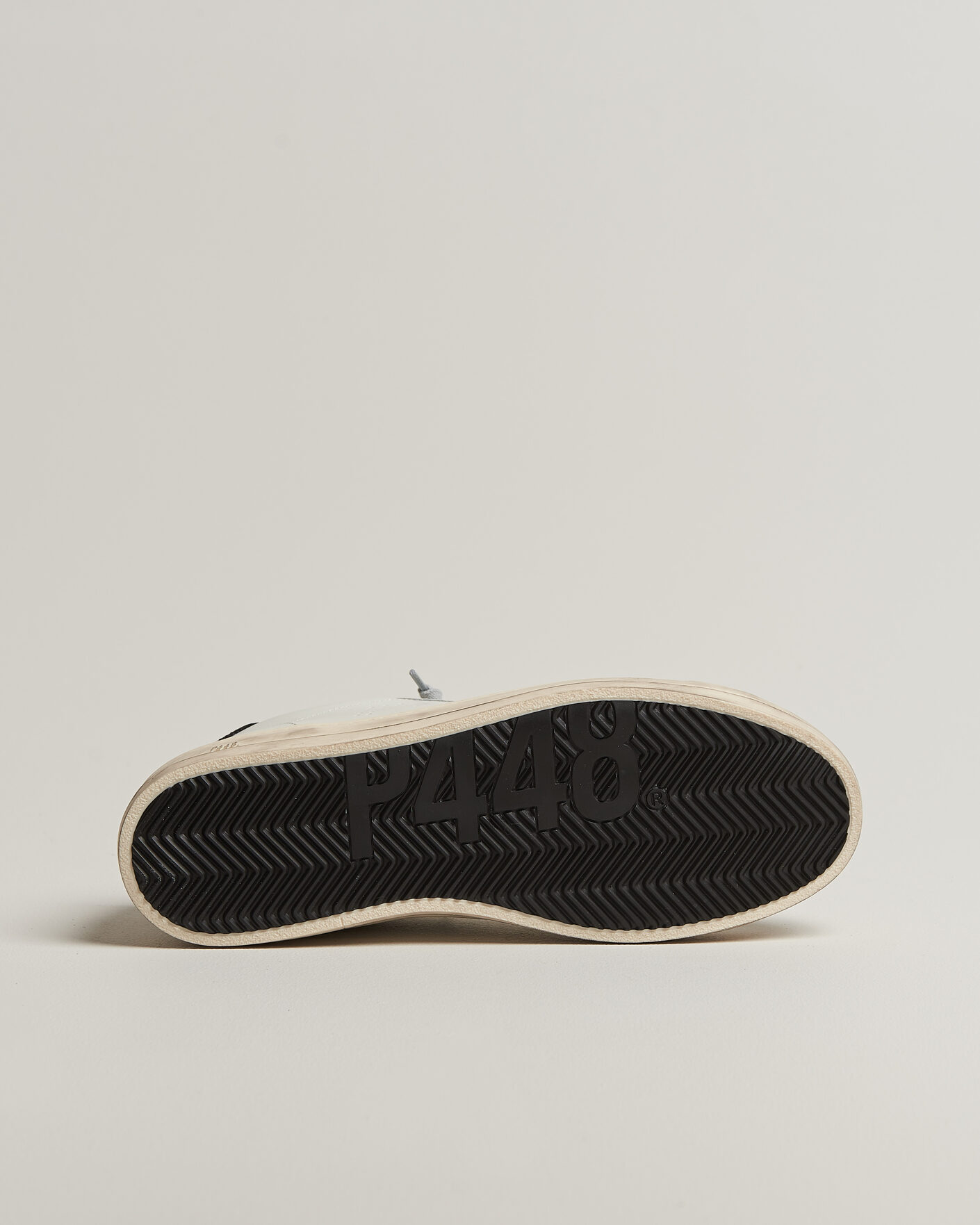 Mies | P448 John Leather Sneaker White/Olive | P448 | John Leather Sneaker White/Olive