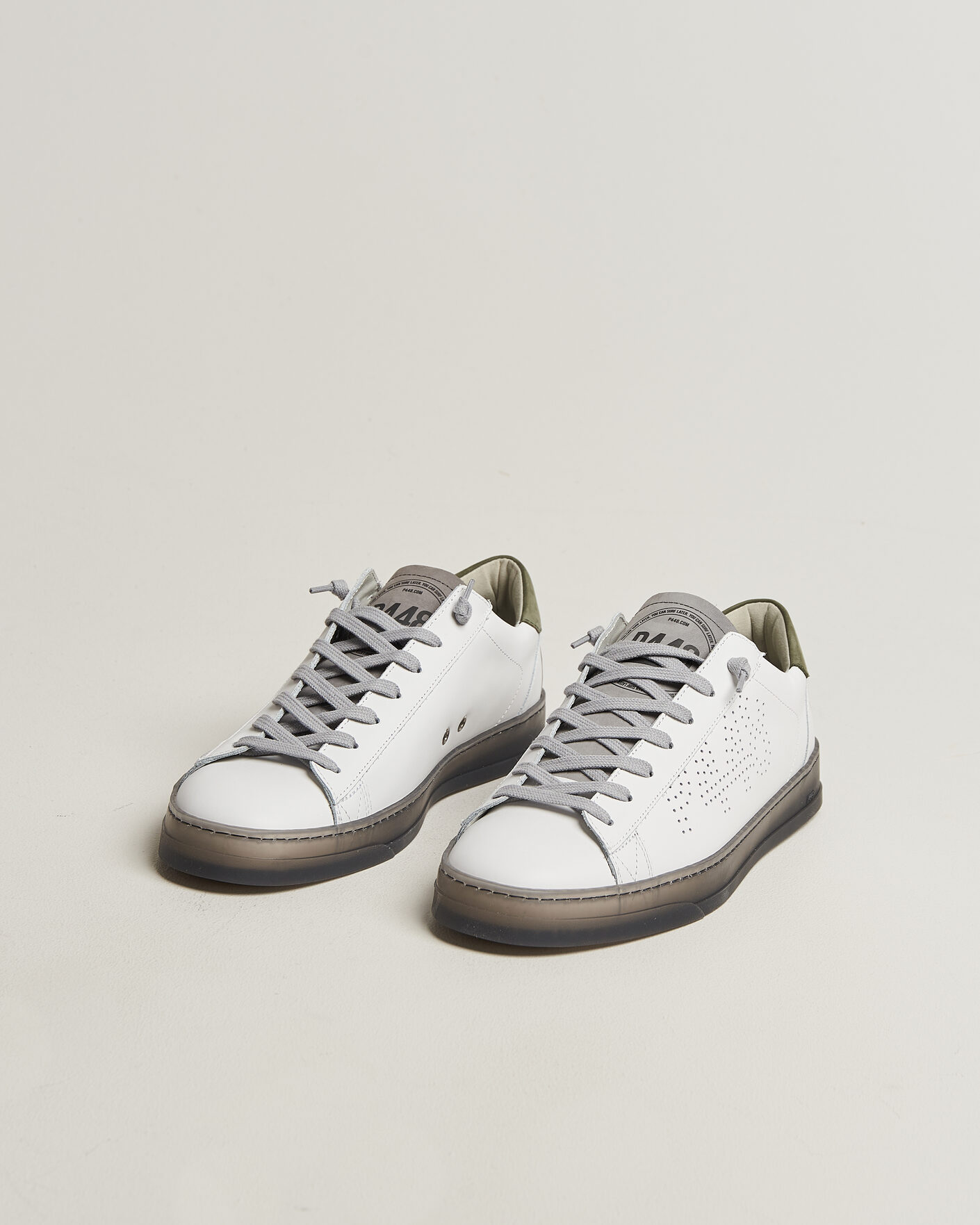 Mies | Tennarit | P448 | Jack Leather Sneaker White/Grey