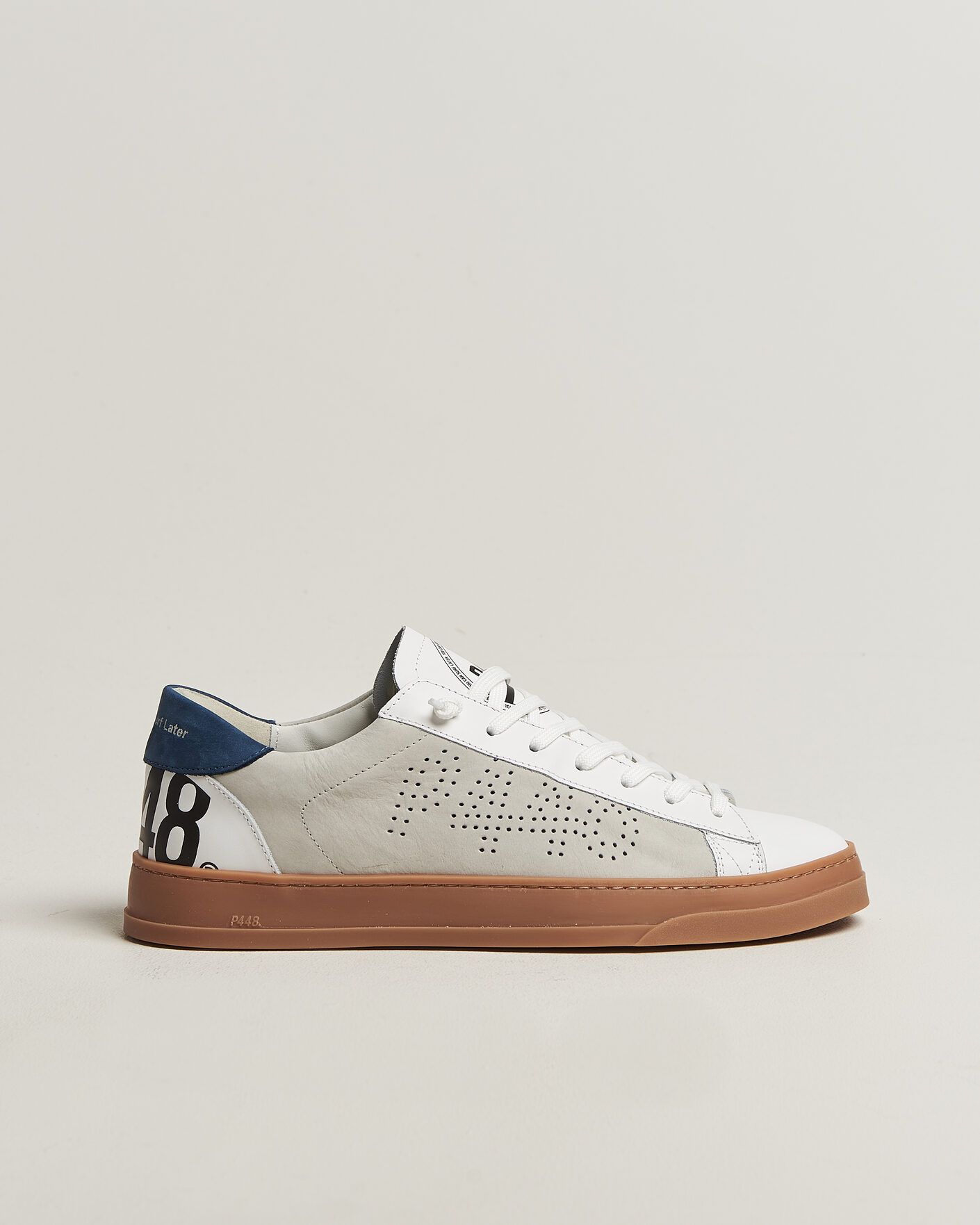 Mies | Tennarit | P448 | Jack Leather Sneaker White/Navy