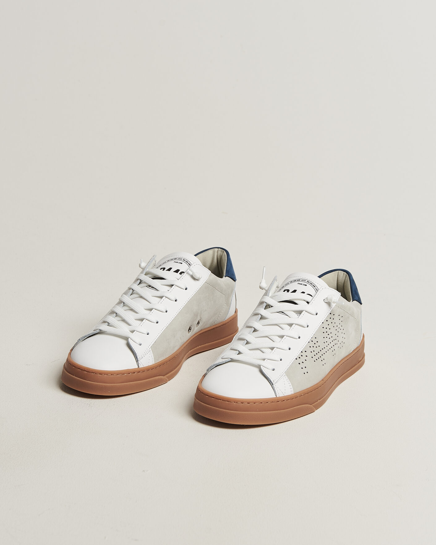 Mies | Tennarit | P448 | Jack Leather Sneaker White/Navy