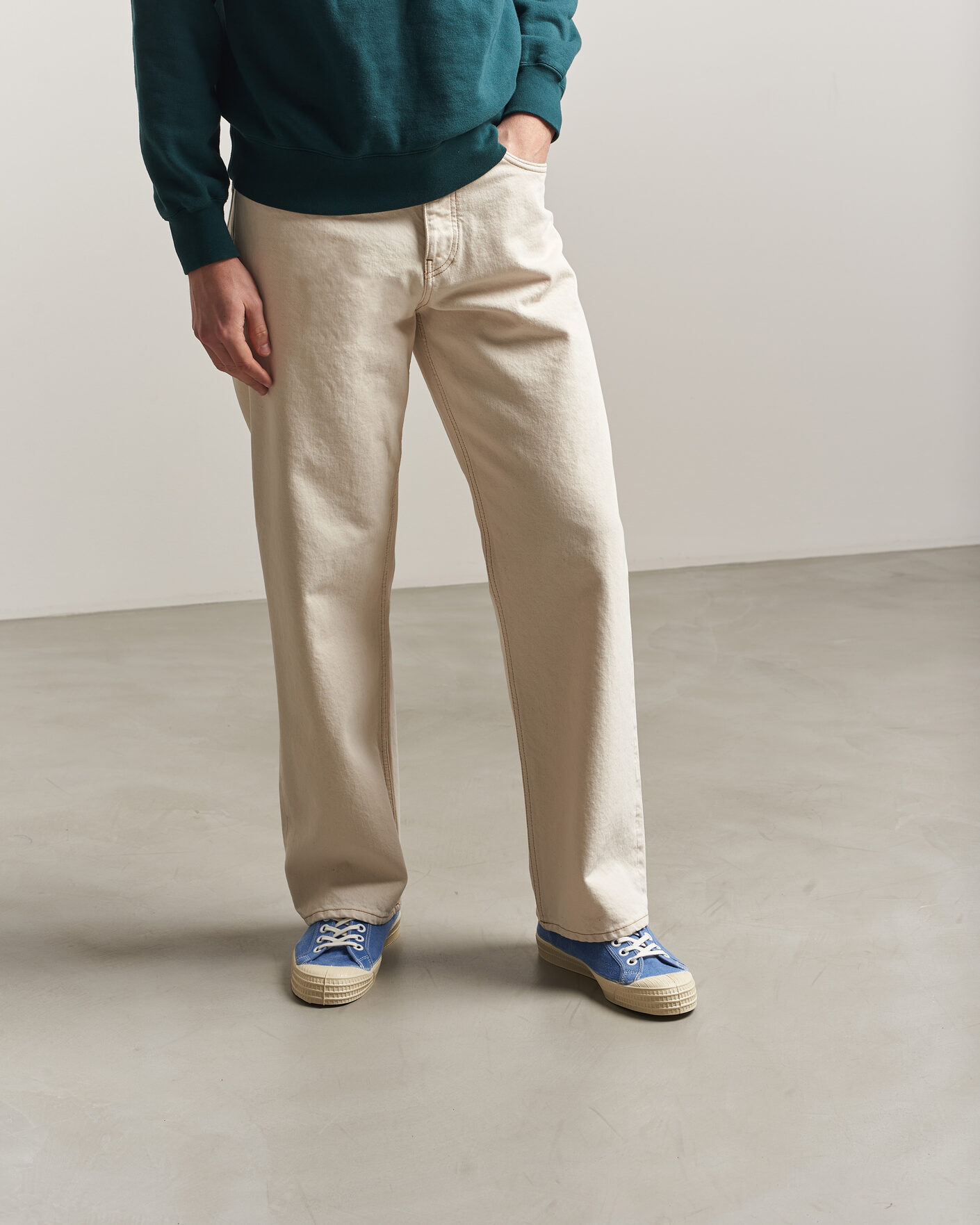 Mies | Tennarit | Novesta | Star Master Washed Organic Cotton Sneaker Blue