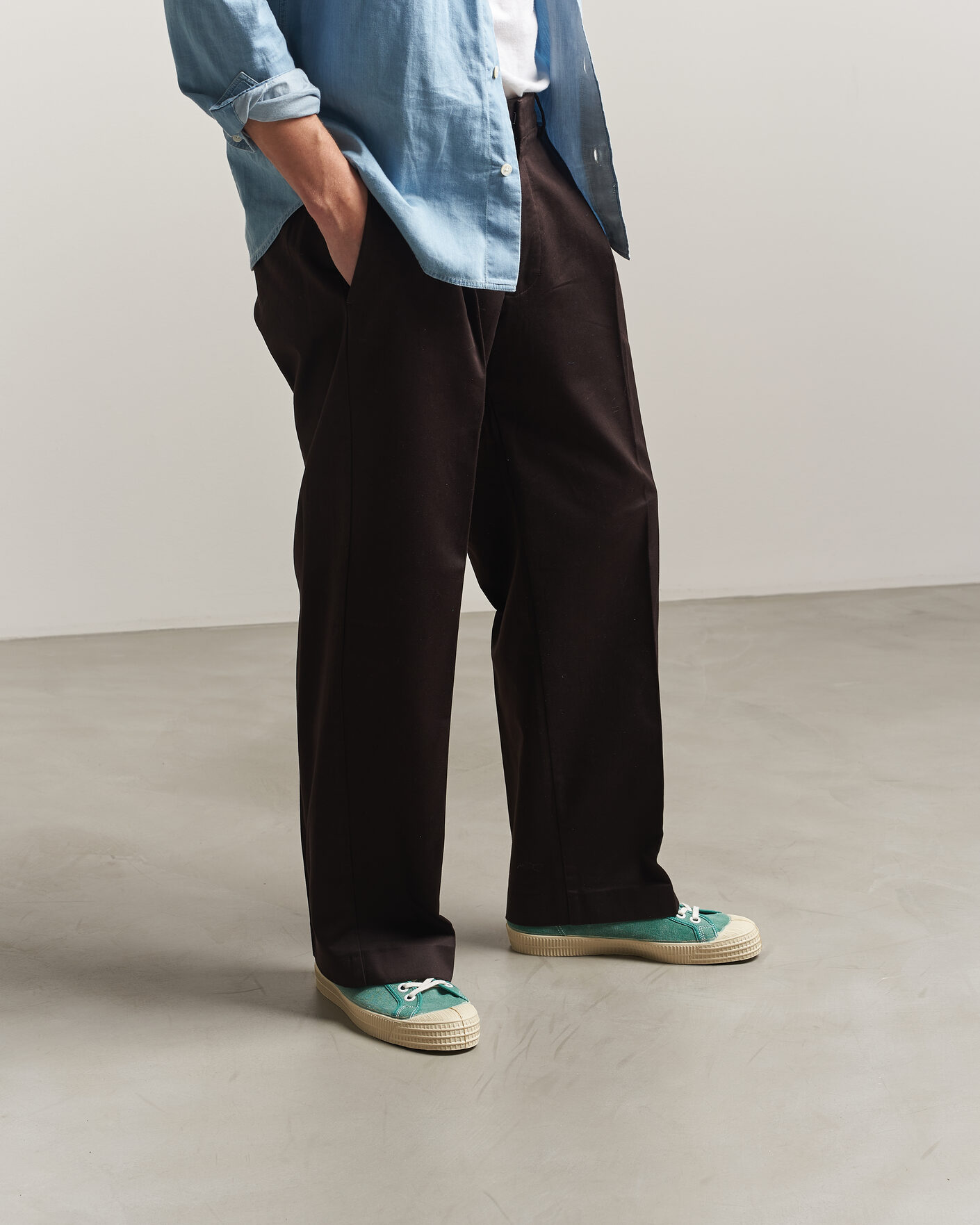 Mies | Tennarit | Novesta | Star Master Washed Organic Cotton Sneaker Green
