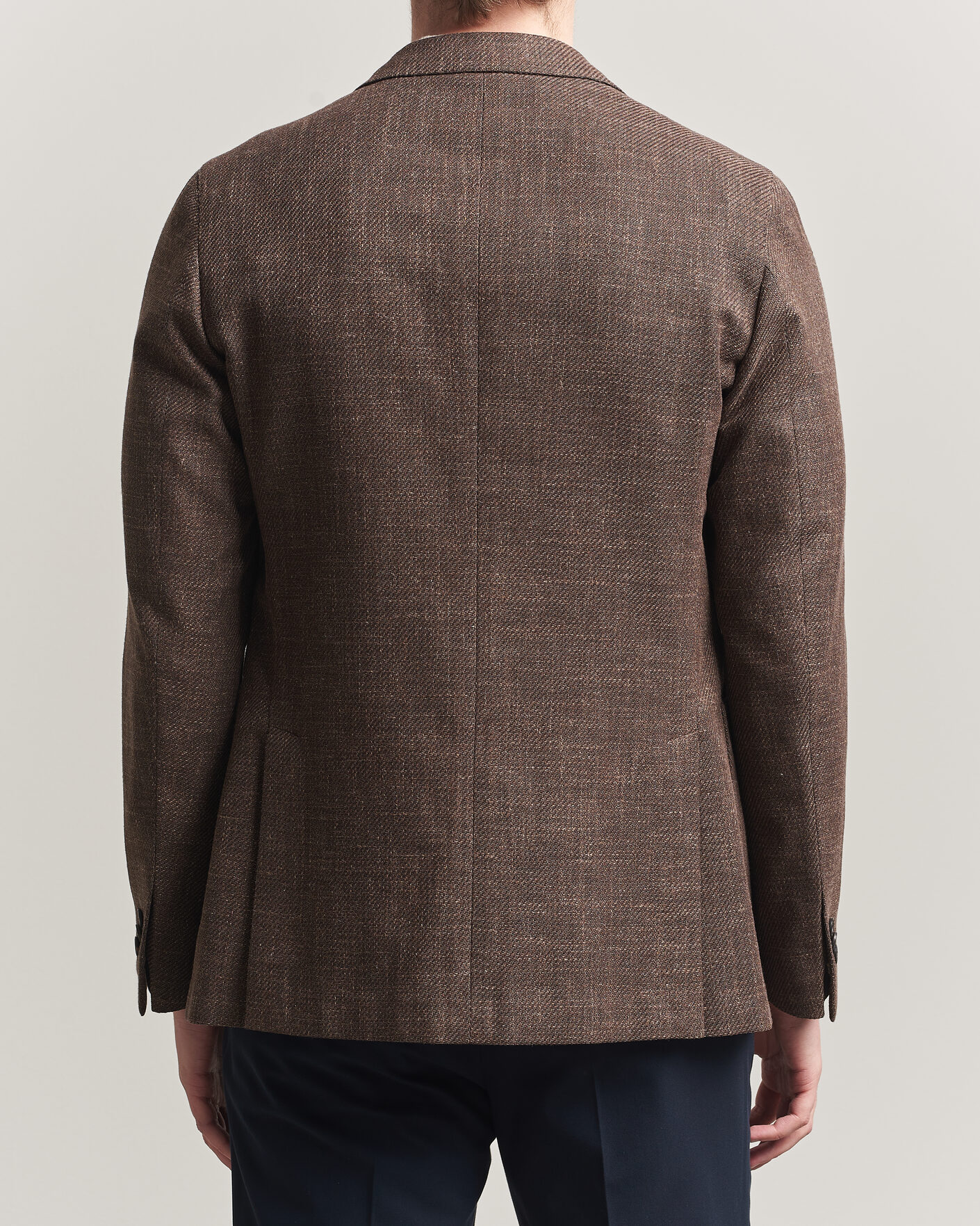 Mies | Pikkutakit | Incotex | Structured Cotton Blazer Dark Brown